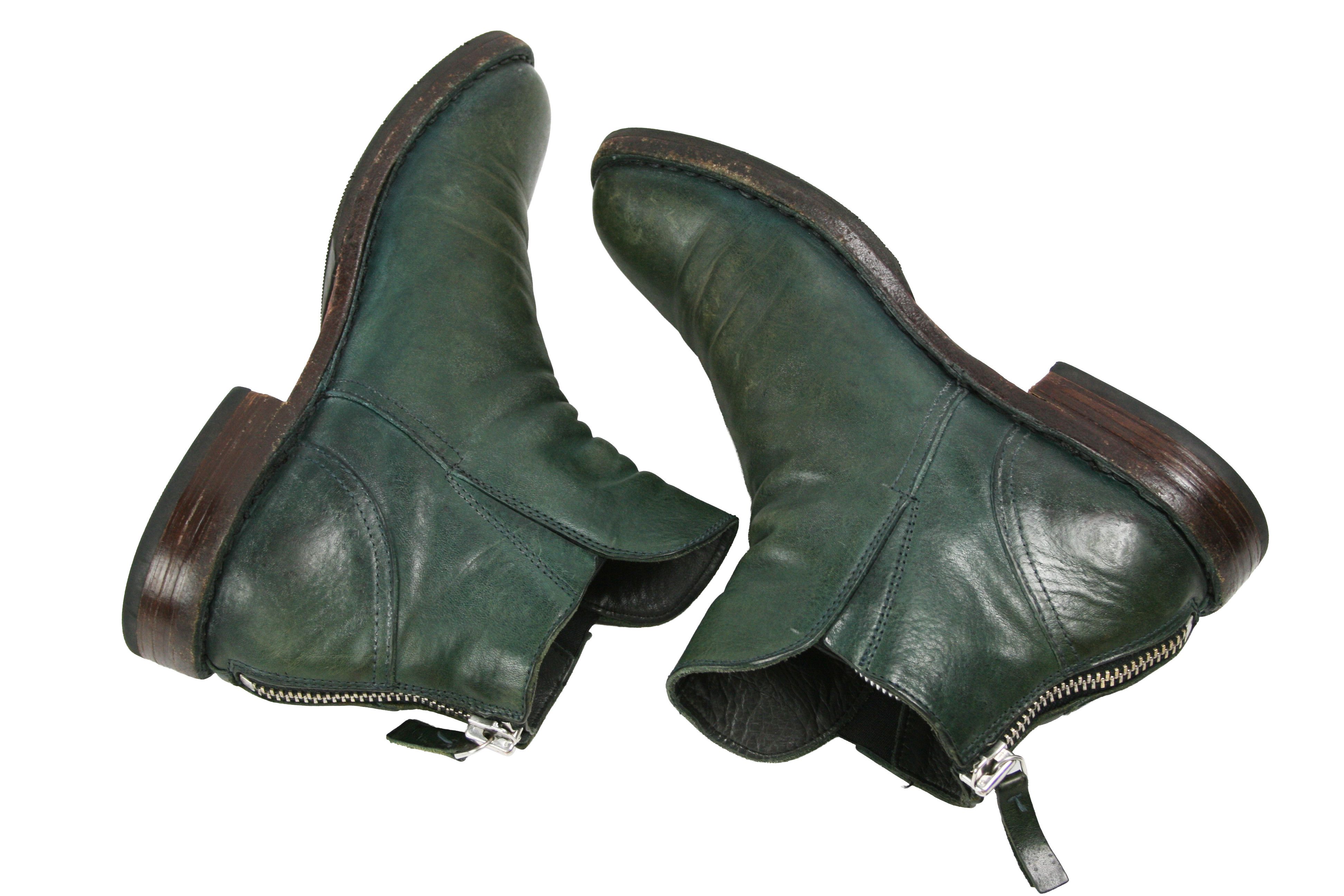 MoMA Avant Garde Biker Back Zip Grunge Boots Size US 9 / IT 39 - 10 Thumbnail