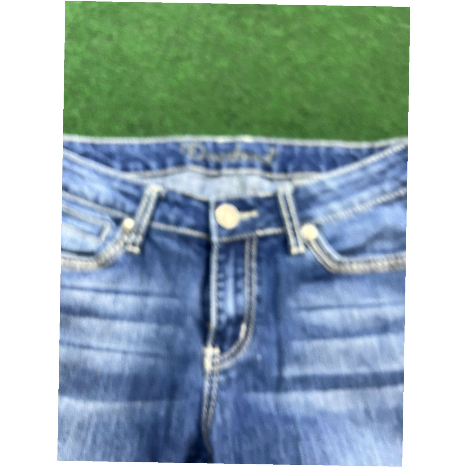 Vintage ND Jeans Womens 6 Blue Weekend Capri Designer Denim Fashion Studded 29x23 Size 28" / US 6 / IT 42 - 5 Thumbnail