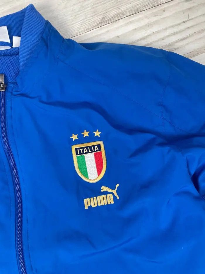 Puma Vintage Puma Italy 2004 2006 Track Jacket Soccer Football Size US XL / EU 56 / 4 - 2 Thumbnail
