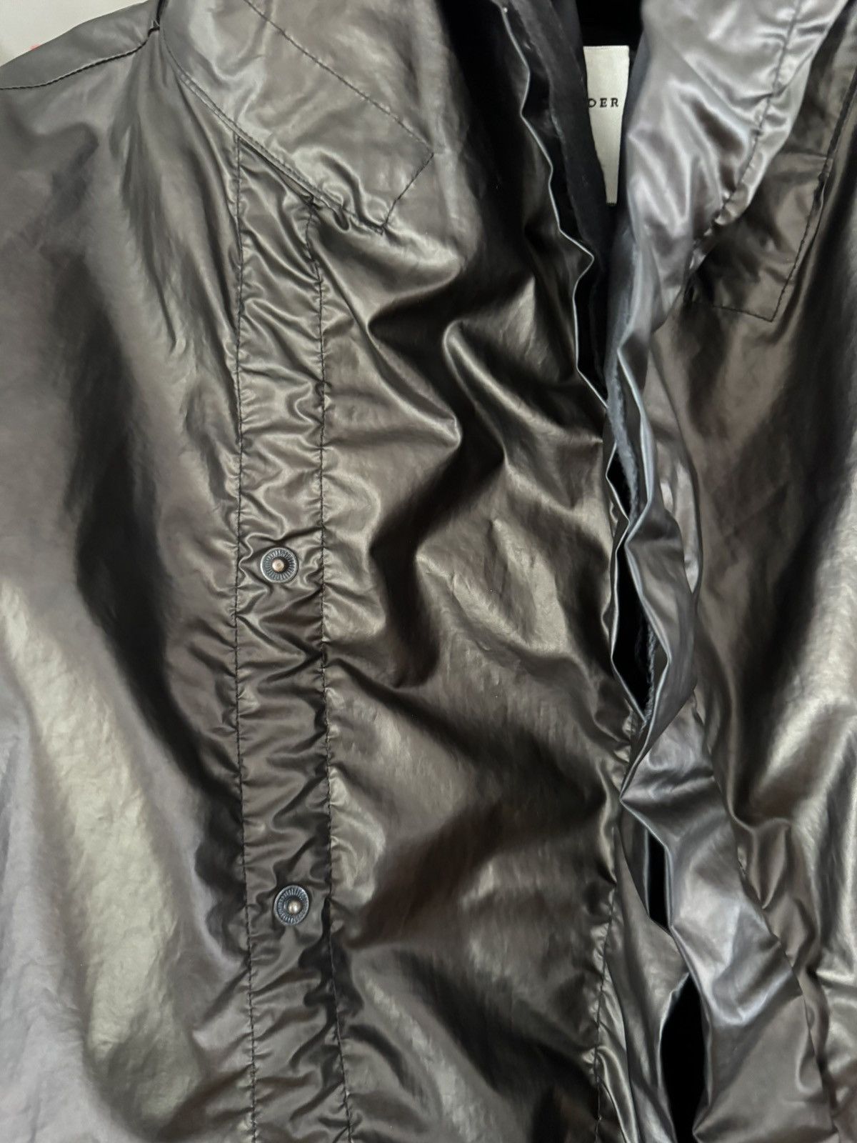Stephan Schneider Stephan Schneider Polyurethane Hooded Bomber Size US L / EU 52-54 / 3 - 7 Thumbnail
