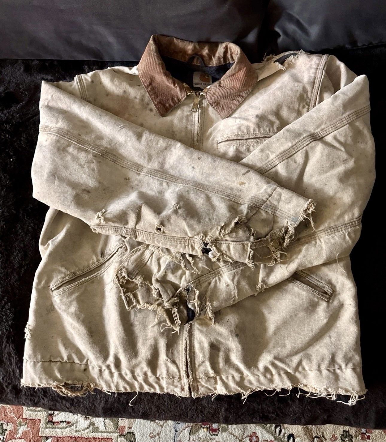 Carhartt Vintage Carhartt 125th Anniversary Jacket USA Distressed Size US L / EU 52-54 / 3 - 2 Thumbnail