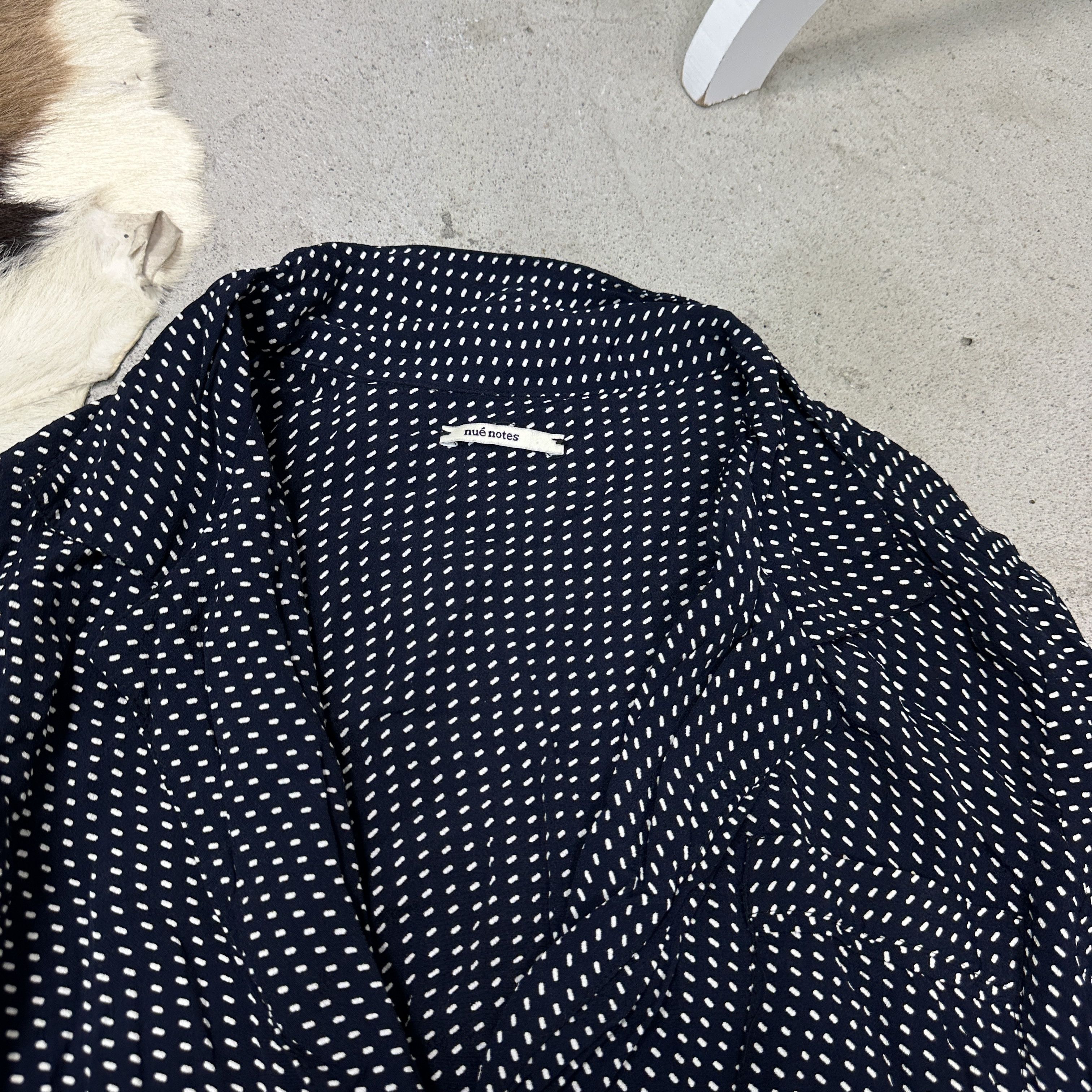 Vintage Vintage Avant Garde Viscose Elegant Nue Notes Shirt 00s Size L / US 10 / IT 46 - 3 Thumbnail