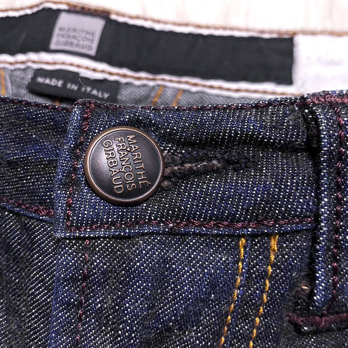 Marithe + Francois Girbaud Marithé + Francois Girbaud M+FG Navy Selvedge Denim Jeans Size 27" / US 4 / IT 40 - 15 Thumbnail