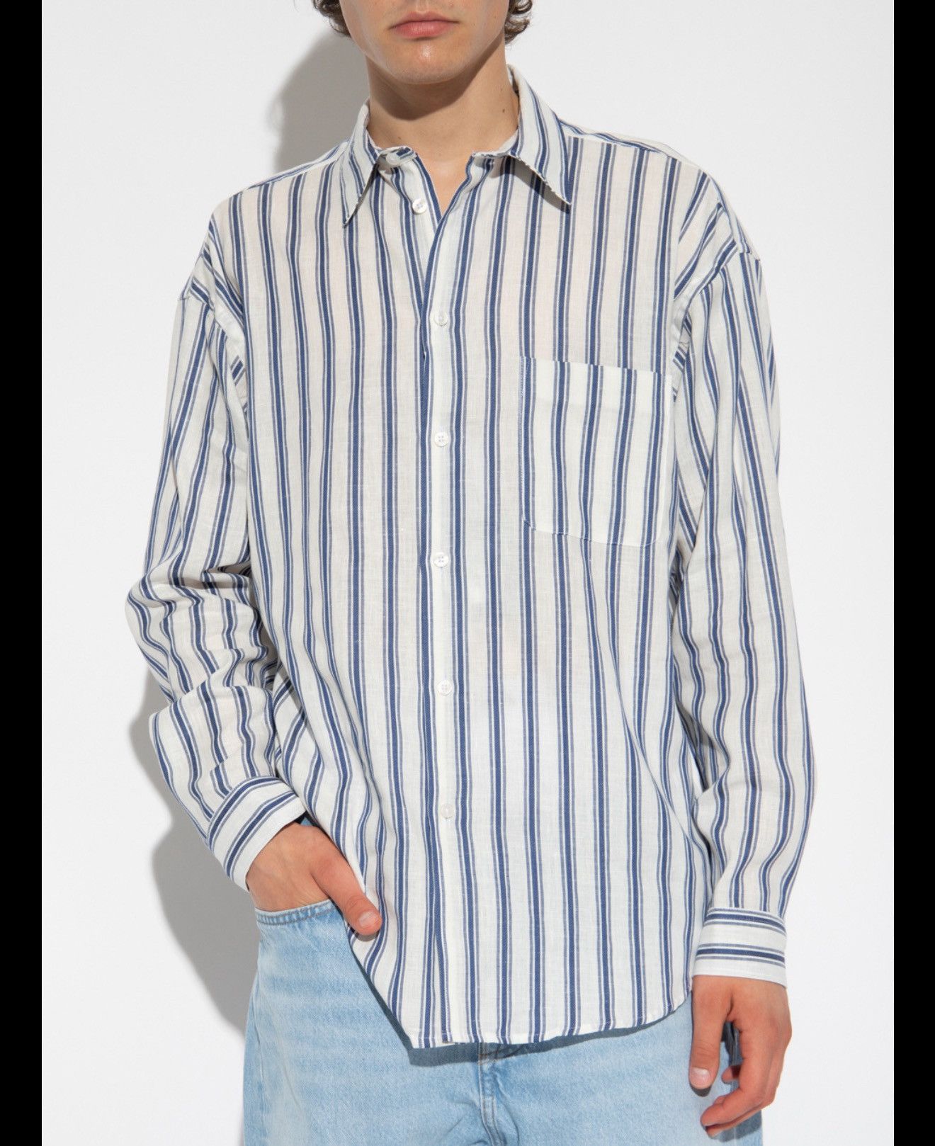 Samsoe Samsoe Luan J Shirt – Havana Stripe