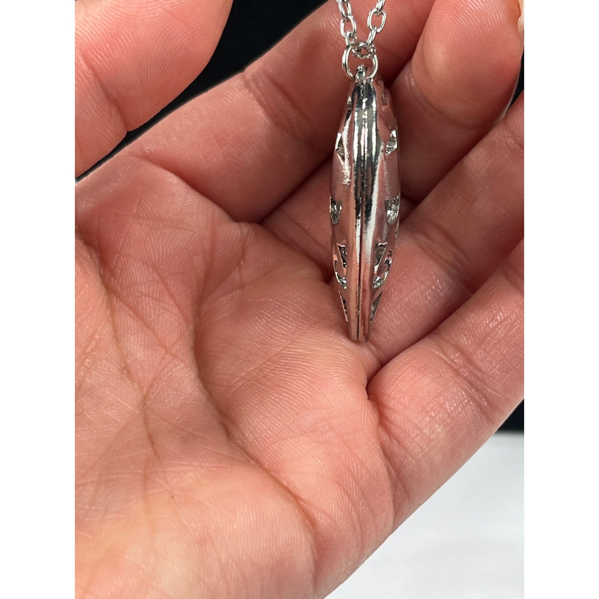 Designer Vampire Diaries SKU 7847 Caroline Forbes Antique Silver Open Size ONE SIZE - 3 Thumbnail