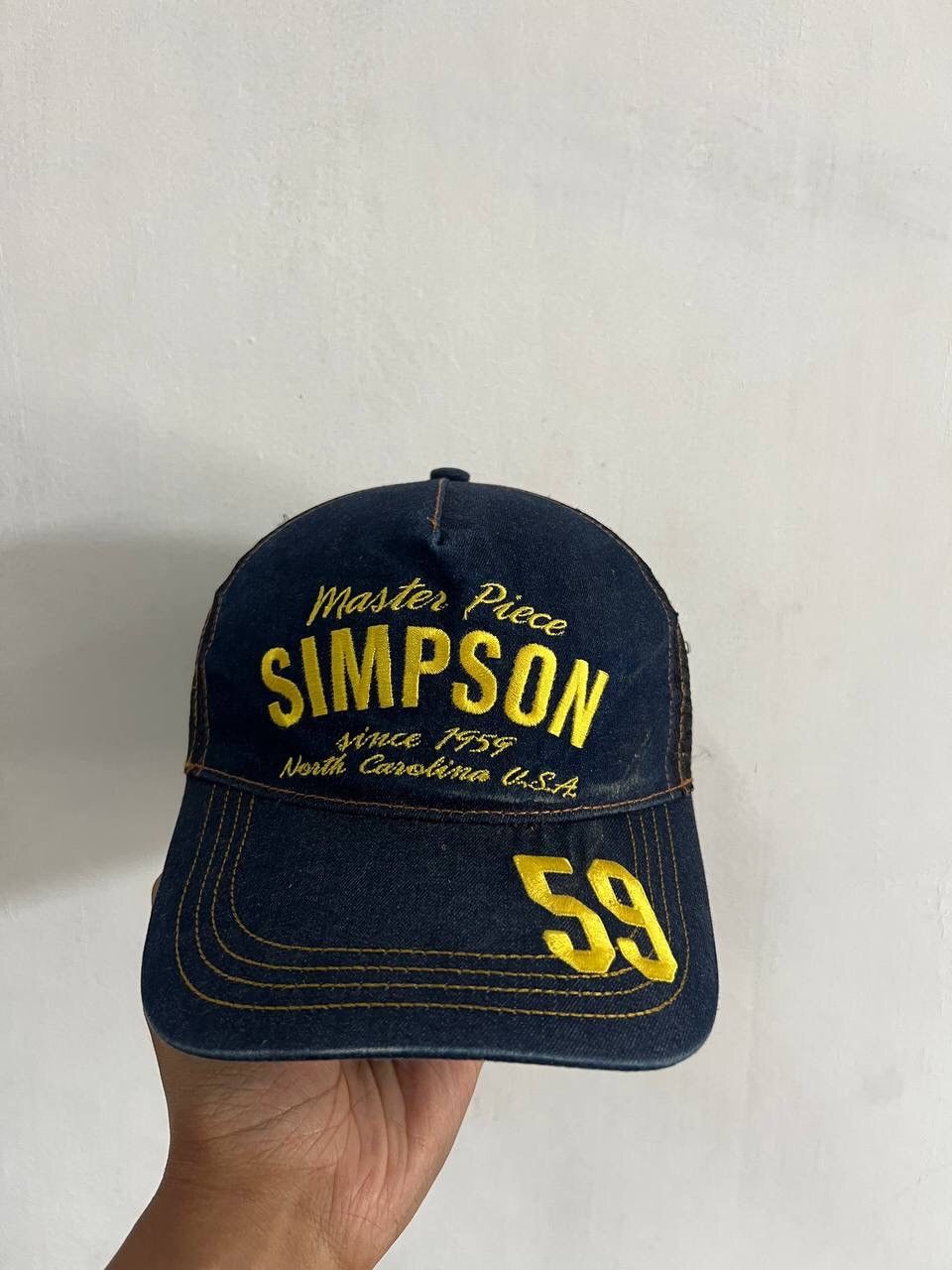 Japanese Brand Simpson Master Piece Trucker Hat Size ONE SIZE - 2 Thumbnail