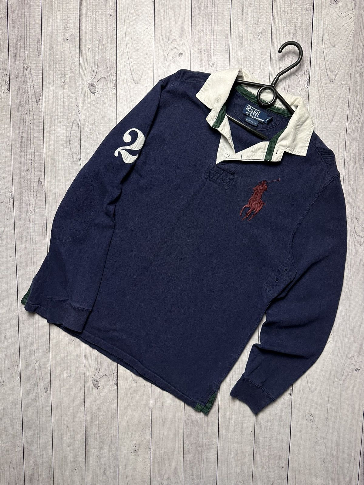 Polo Ralph Lauren × Vintage Vintage Polo Ralph Lauren rugby jersey logo size M Size US M / EU 48-50 / 2 - 1 Thumbnail