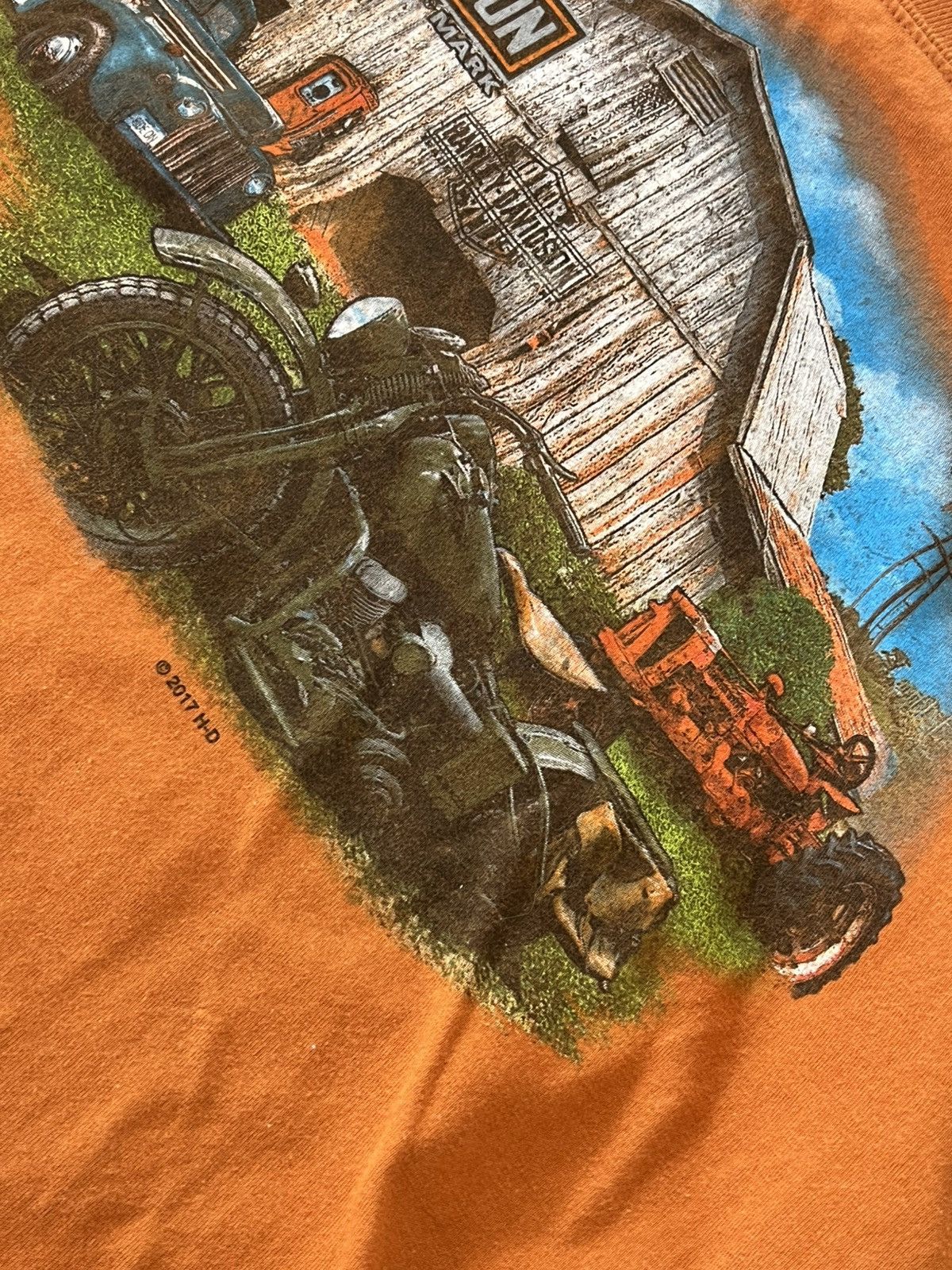 Harley Davidson × Vintage ‼️Vintage Harley Davidson Archival Double Print Tee‼️ Size US M / EU 48-50 / 2 - 13 Thumbnail