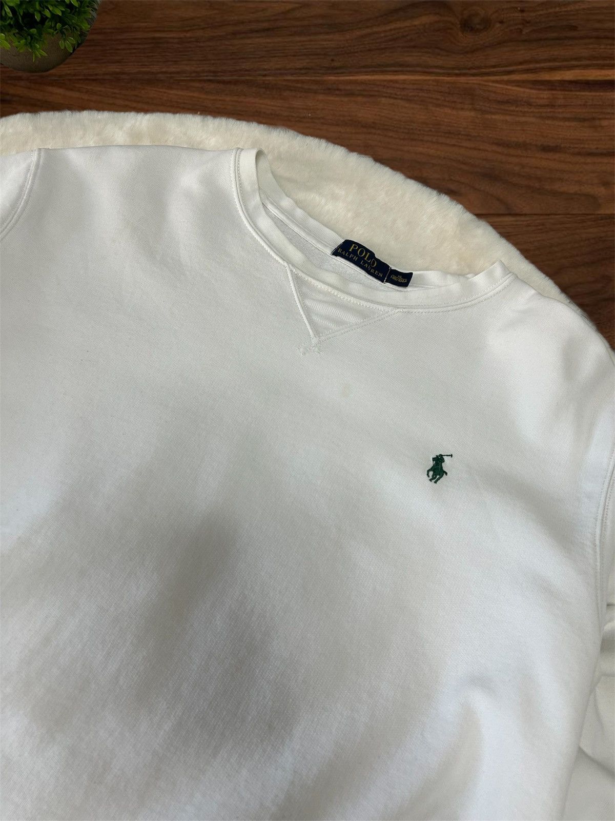 Ralph Lauren 👕 Ralph Lauren White Sweatshirt Size US XL / EU 56 / 4 - 3 Thumbnail