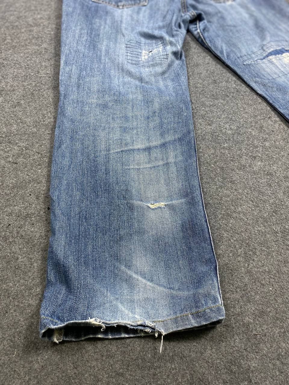 Edwin vintage edwin japan distressed reworked denim nice design Size US 38 / EU 54 - 6 Thumbnail