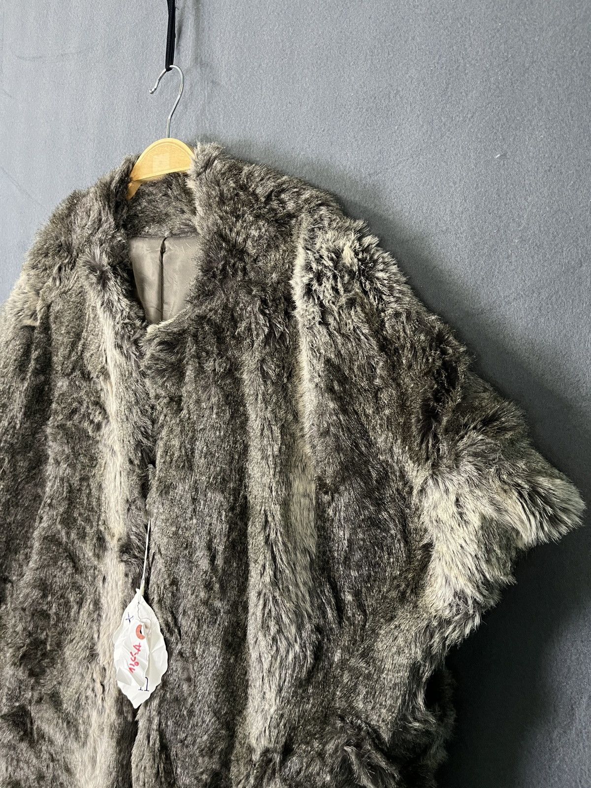 Hysteric Glamour × If Six Was Nine × Japanese Brand NWT $380 Full Faux Fur Short Sleeves Coat Size ONE SIZE - 5 Thumbnail