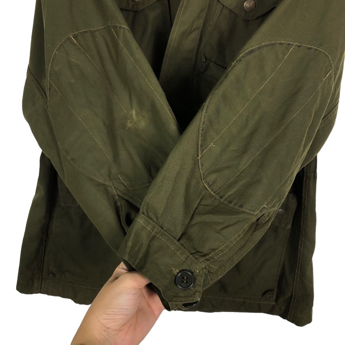 Vintage 🔥True Vintage Inspector Jacket Multi Pocket Cargo Biker Size US M / EU 48-50 / 2 - 12 Thumbnail