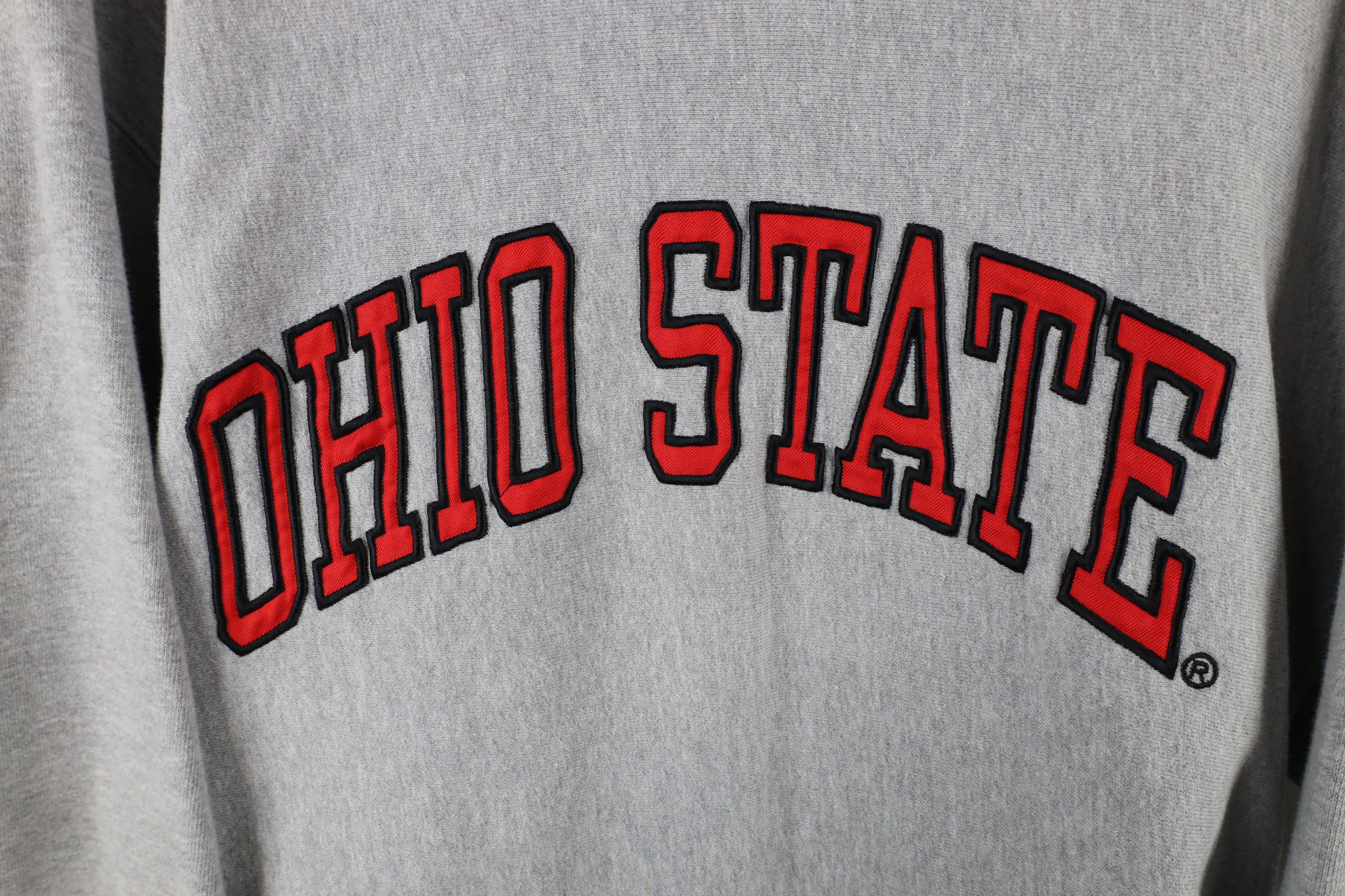 Vintage Vintage 90s Spell Ohio State University Hoodie Sweatshirt Size US XL / EU 56 / 4 - 4 Thumbnail