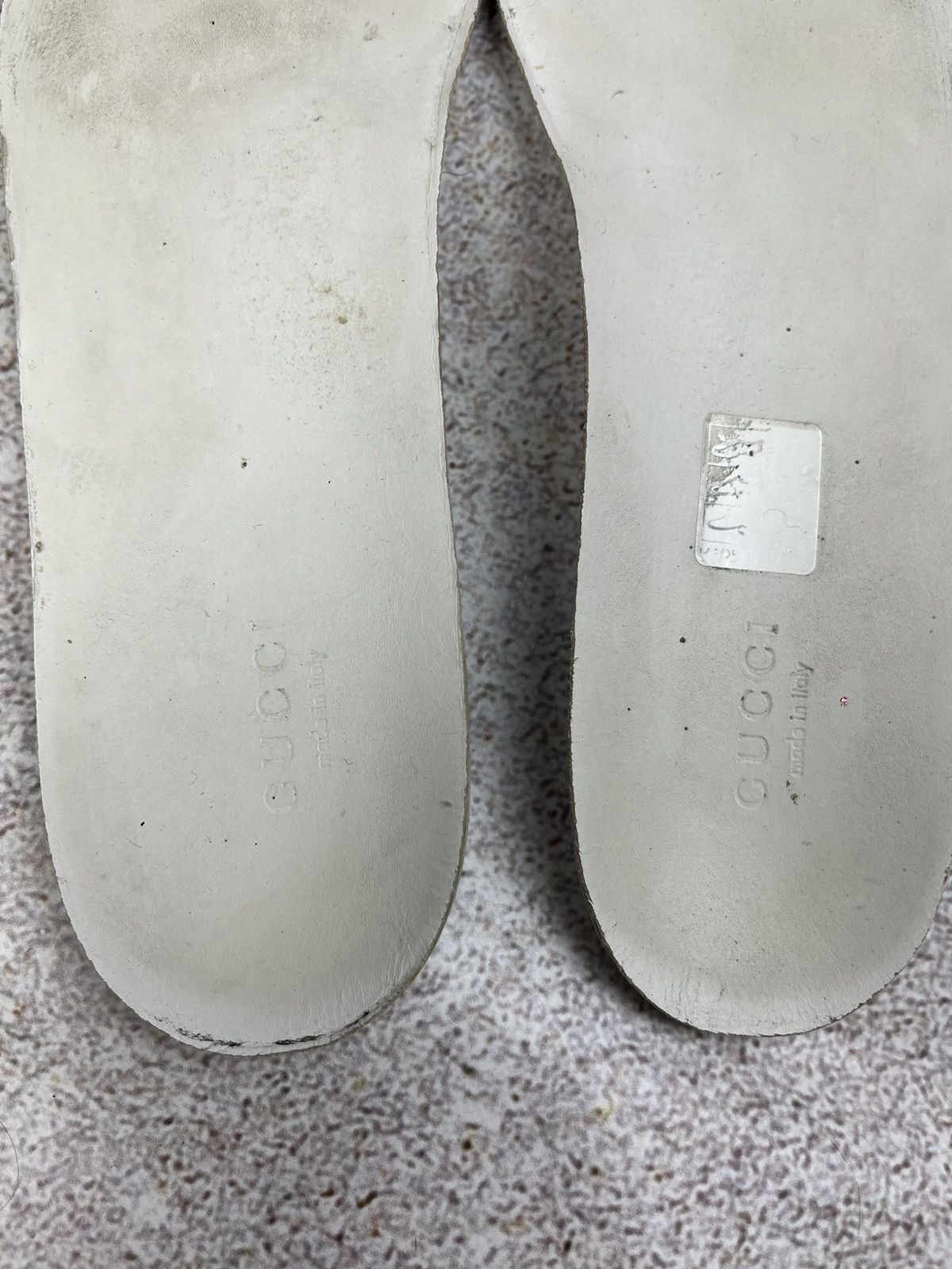 Gucci Gucci Canvas Leather Trim Embellishment Sneakers Women's 9 Size US 9 / IT 39 - 12 Thumbnail