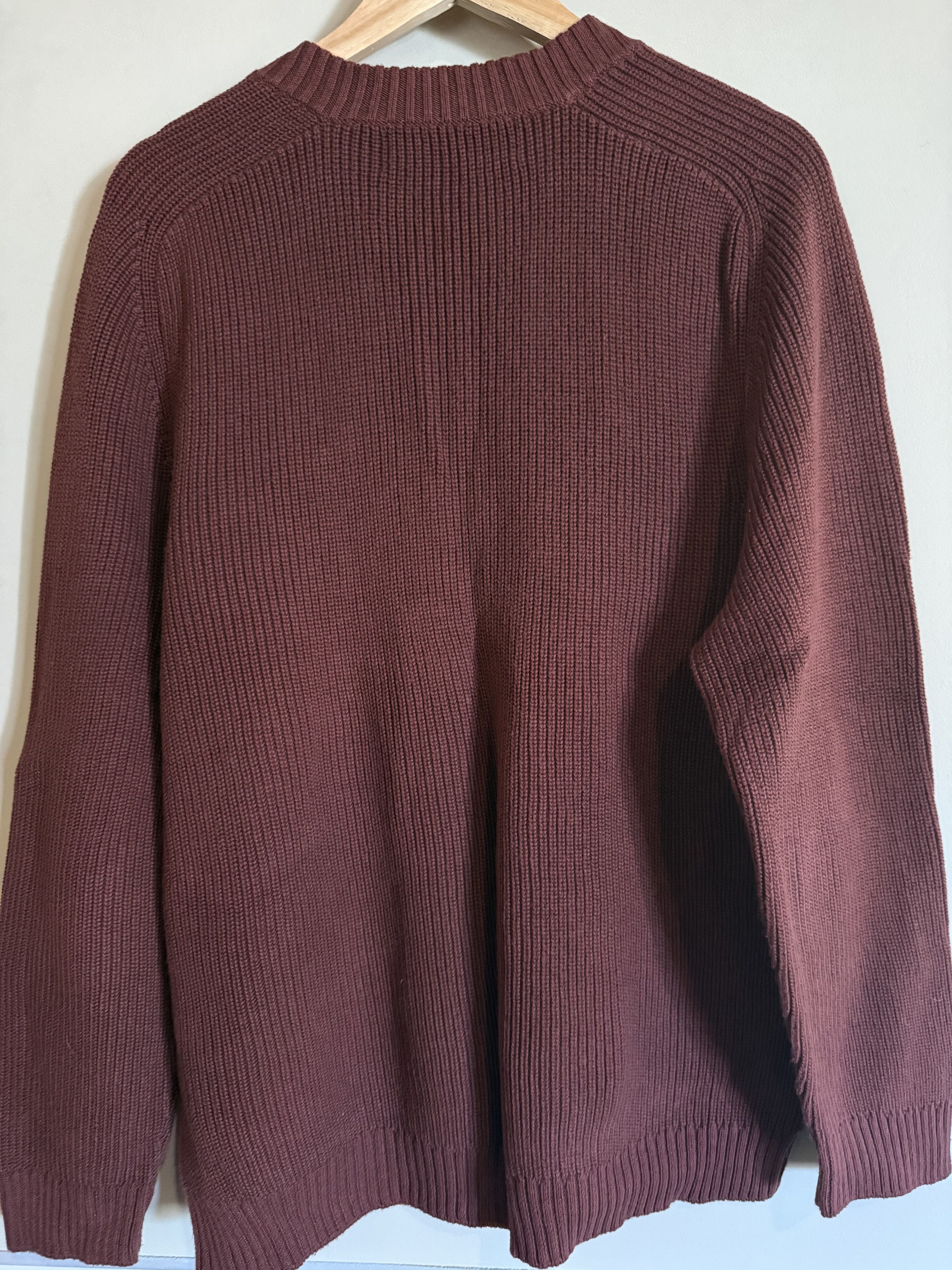 Mollusk Mollusk Brick Red Cotton Henly Sweaterl, Men's Large Size US L / EU 52-54 / 3 - 4 Thumbnail