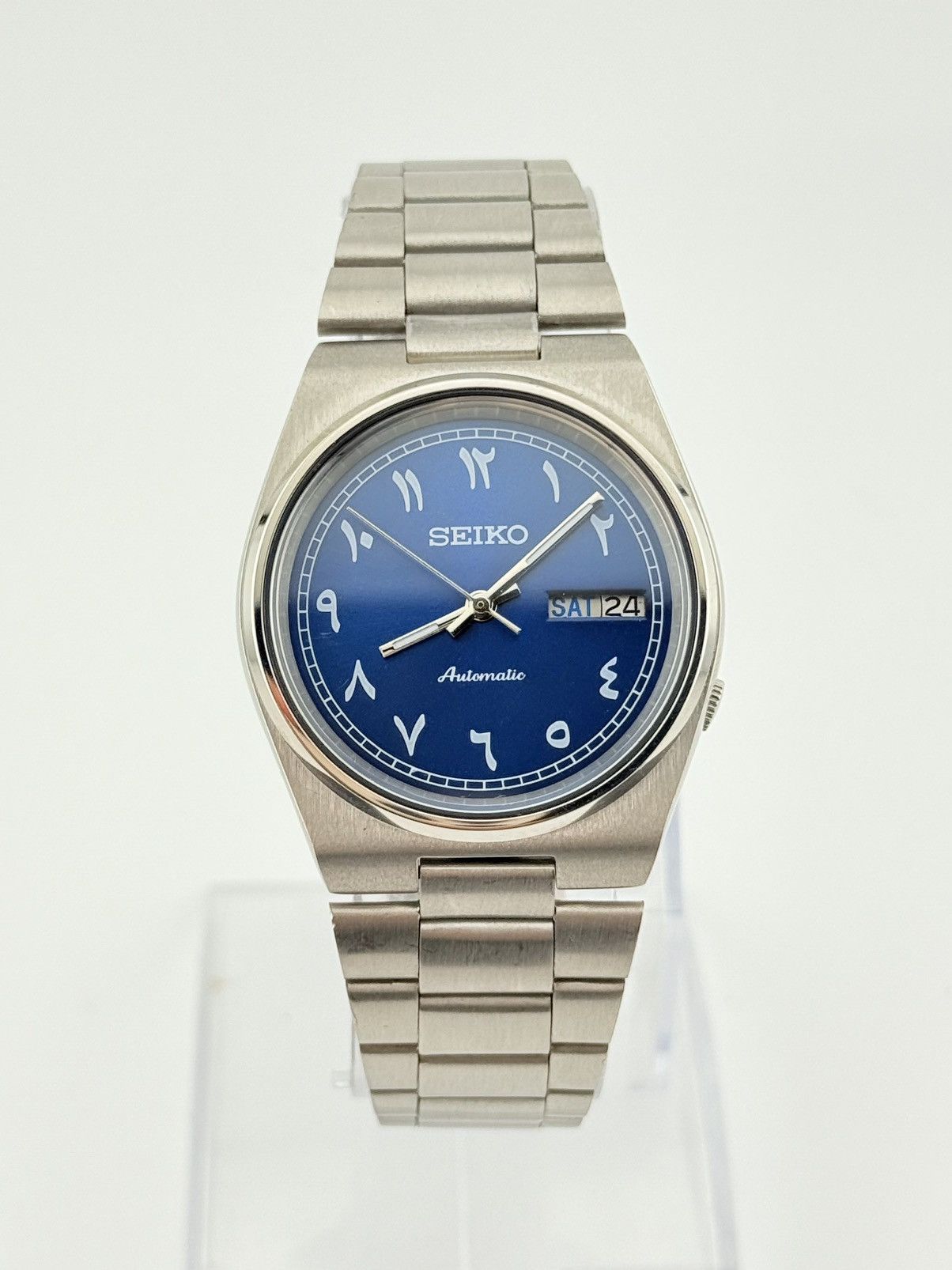 Seiko Seiko 5 Automatic Watch Blue Dial Men’s Wristwatch Size 36 - 1 Thumbnail