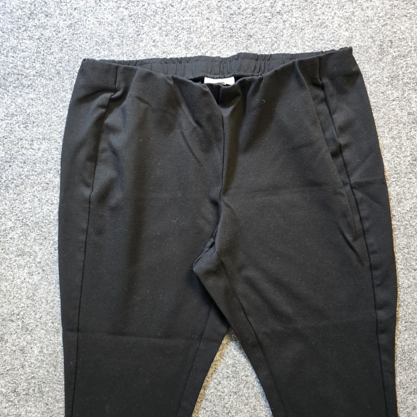 J. Jill J. Jill Pants Womens Large Petite Black Ponte Slim Legging Pull On Cropped Capris Stretch Size 30" / US 8 / IT 44 - 2 Thumbnail