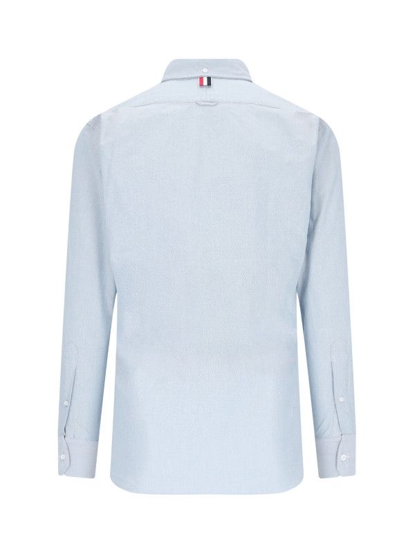 Thom Browne o1s22i1n1224 Oxford Cotton Button-down Shirt in Light Blue Size US S / EU 44-46 / 1 - 3 Thumbnail