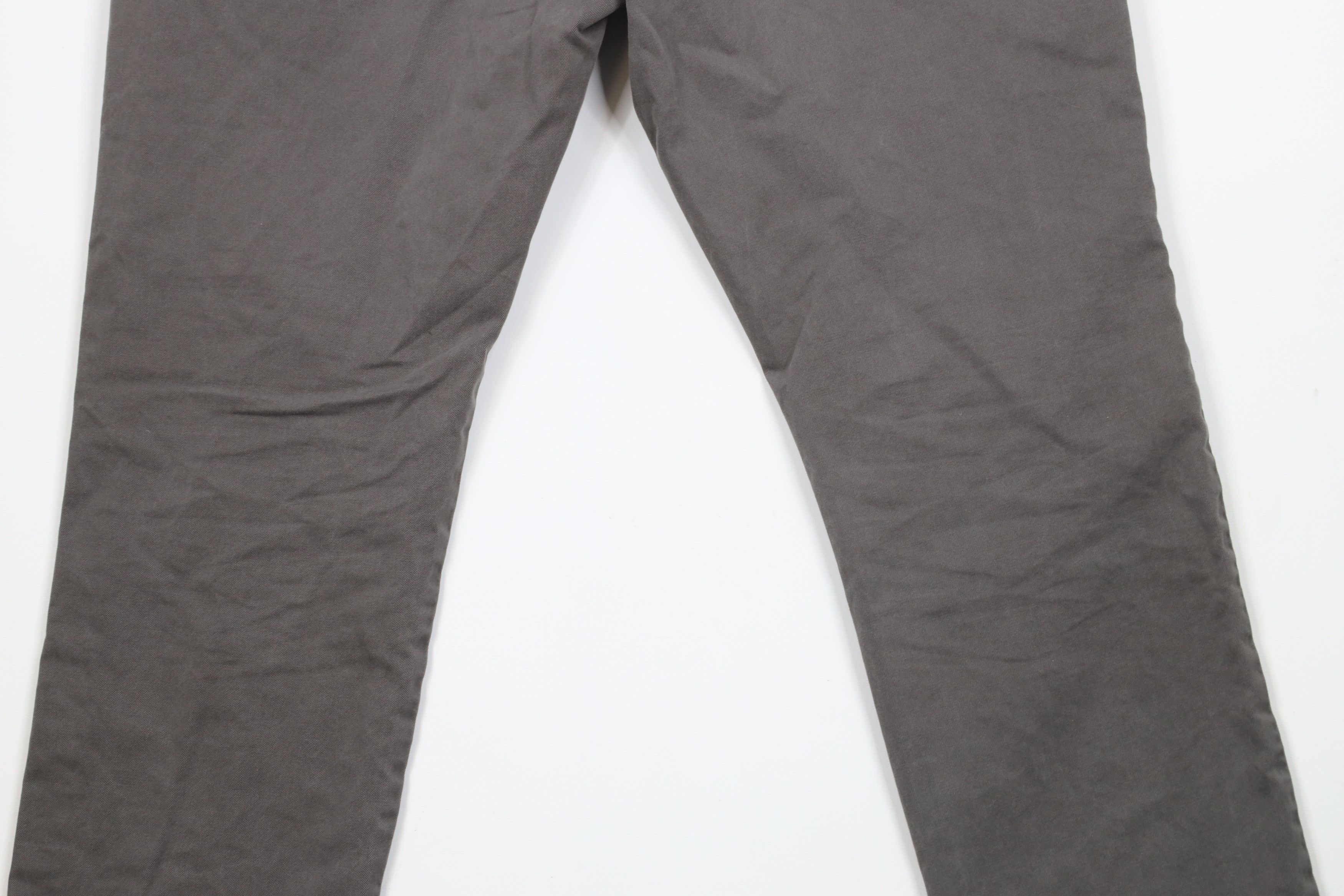 J.Crew × Vintage Vintage J Crew Straight Leg Cotton Chinos Chino Pants Gray Size US 35 - 13 Thumbnail