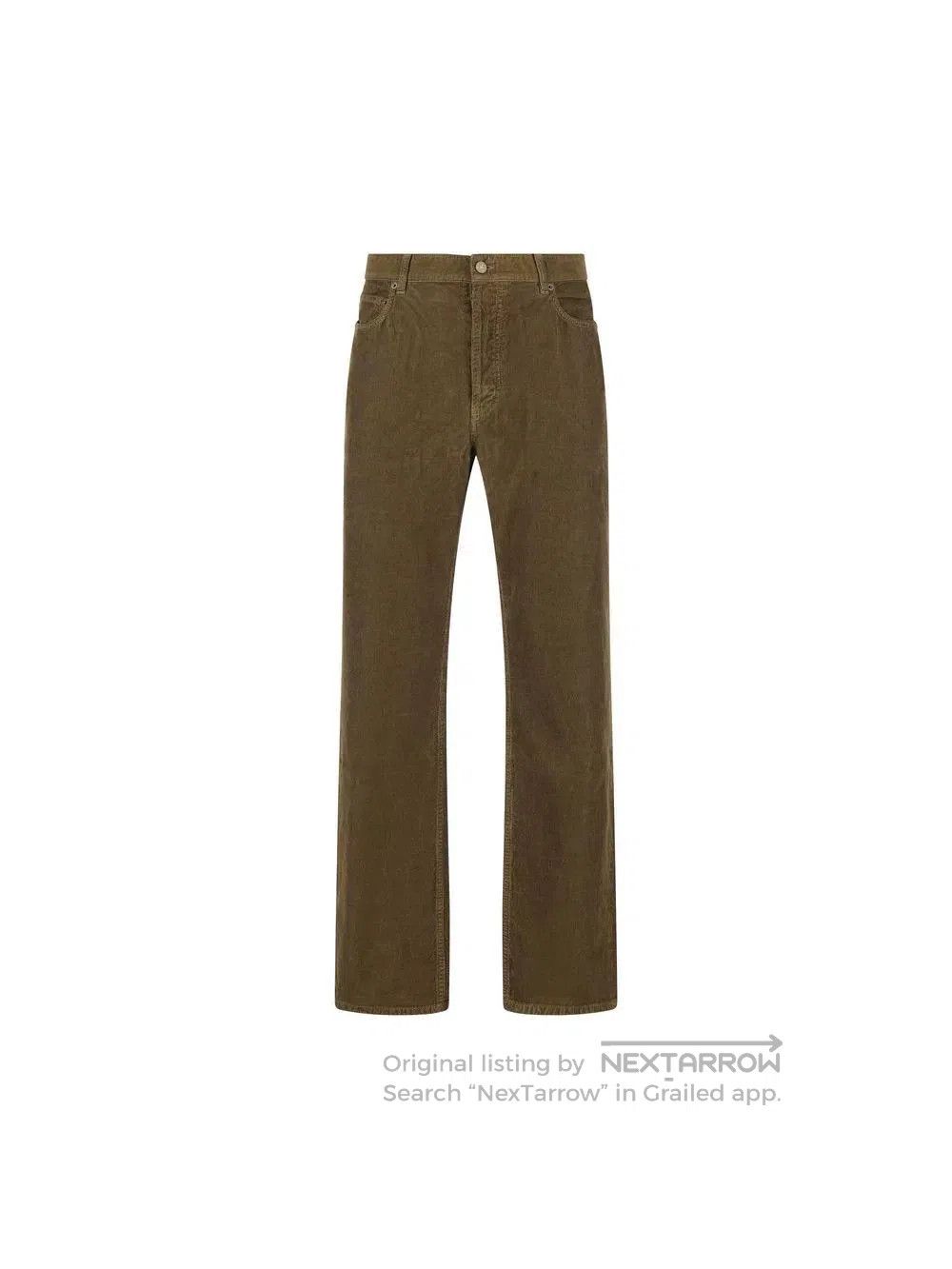 Saint Laurent Paris Saint Laurent Olive Corduroy Pants. Size US 31 - 1 Thumbnail
