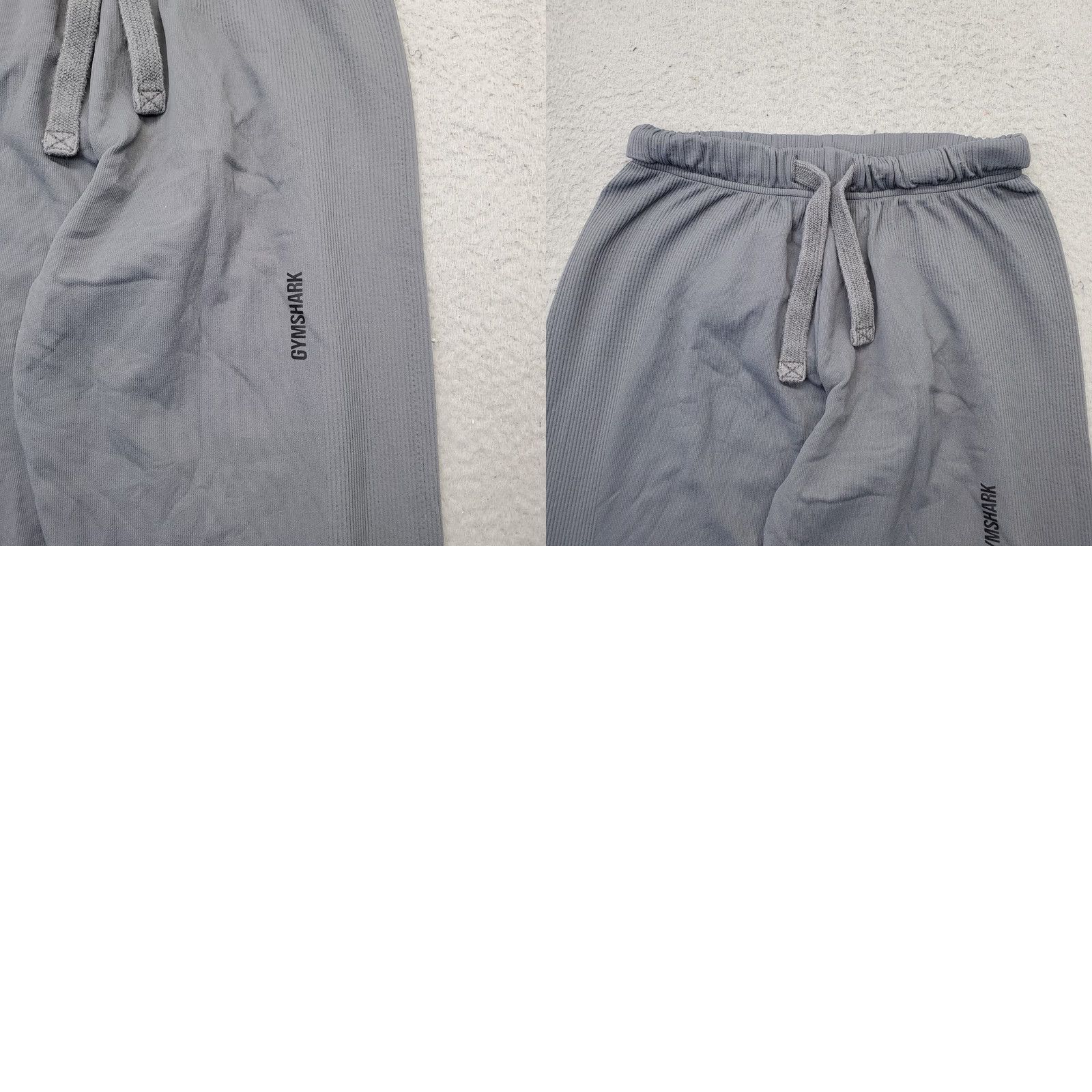 Gymshark Gymshark Jogger Pants Womens XS Gray Stretch Relaxed Fit Tapered Leg Drawstring Size 26" / US 2 / IT 38 - 8 Thumbnail
