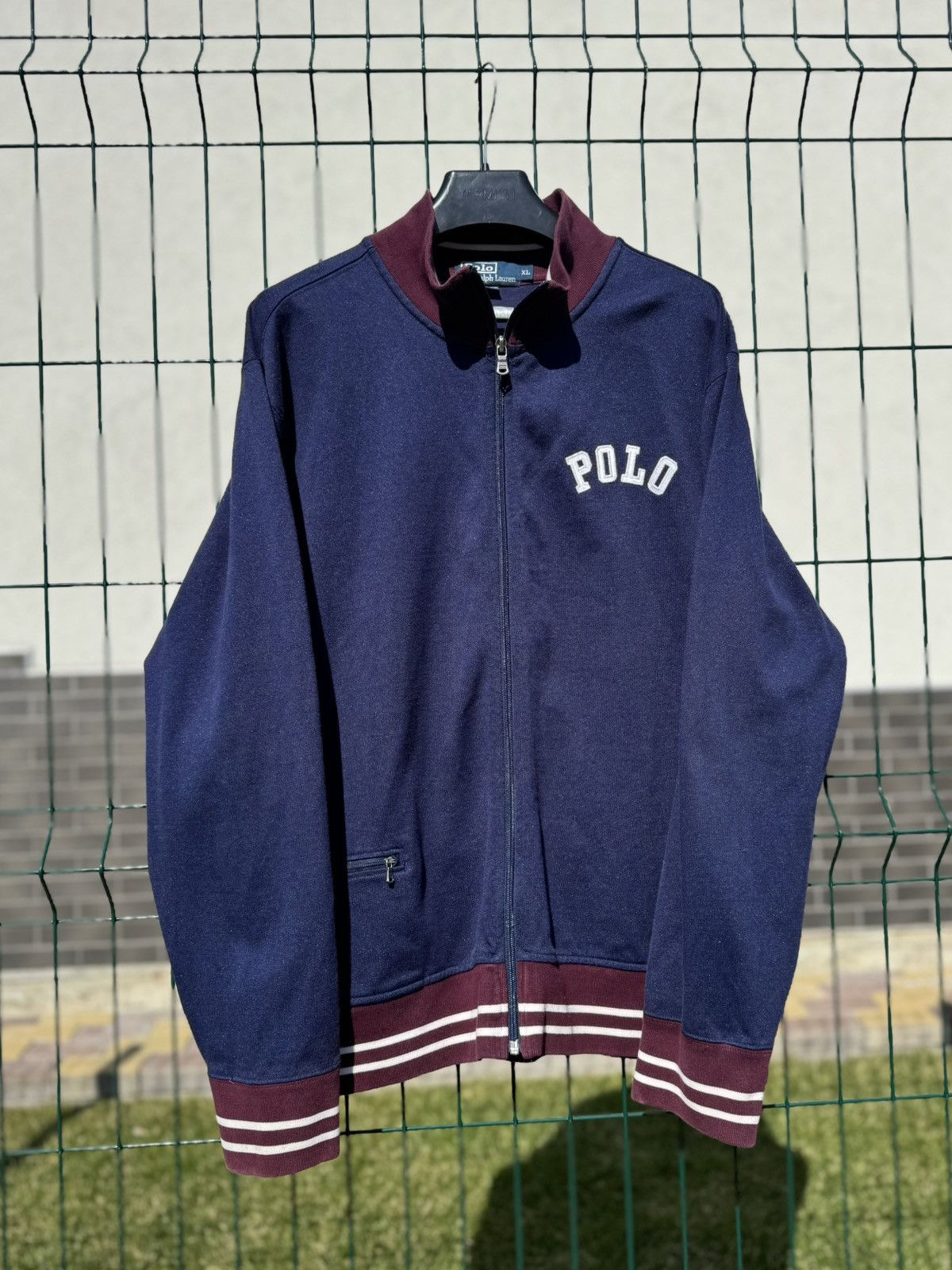 Polo Ralph Lauren Vintage 90s Polo Ralph Lauren Zip Up Sweater Size US XL / EU 56 / 4 - 1 Thumbnail