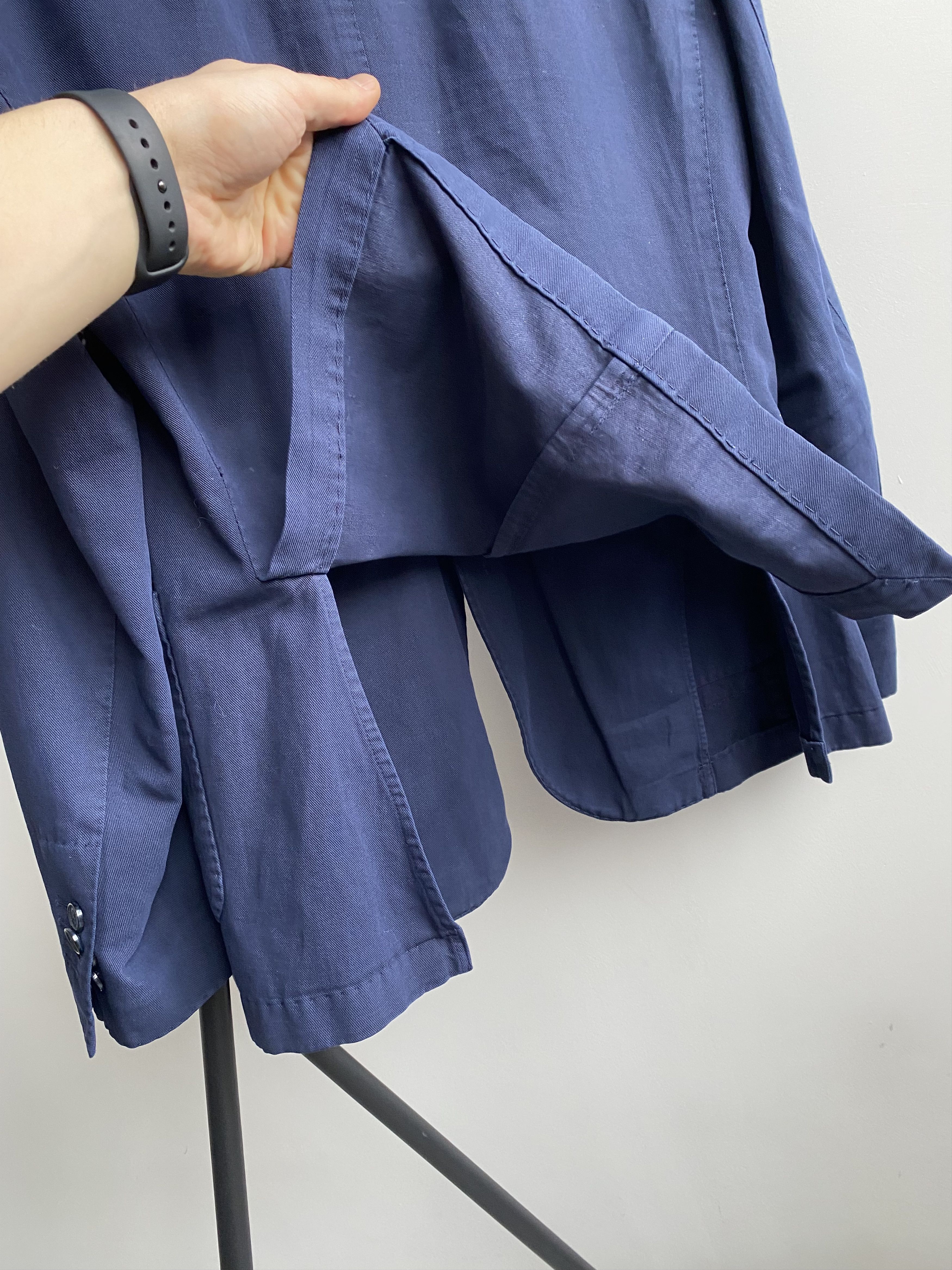 Other Santaniello Icegab Navy Cotton / Linen Jacket rrp575$ Size 50S - 7 Thumbnail