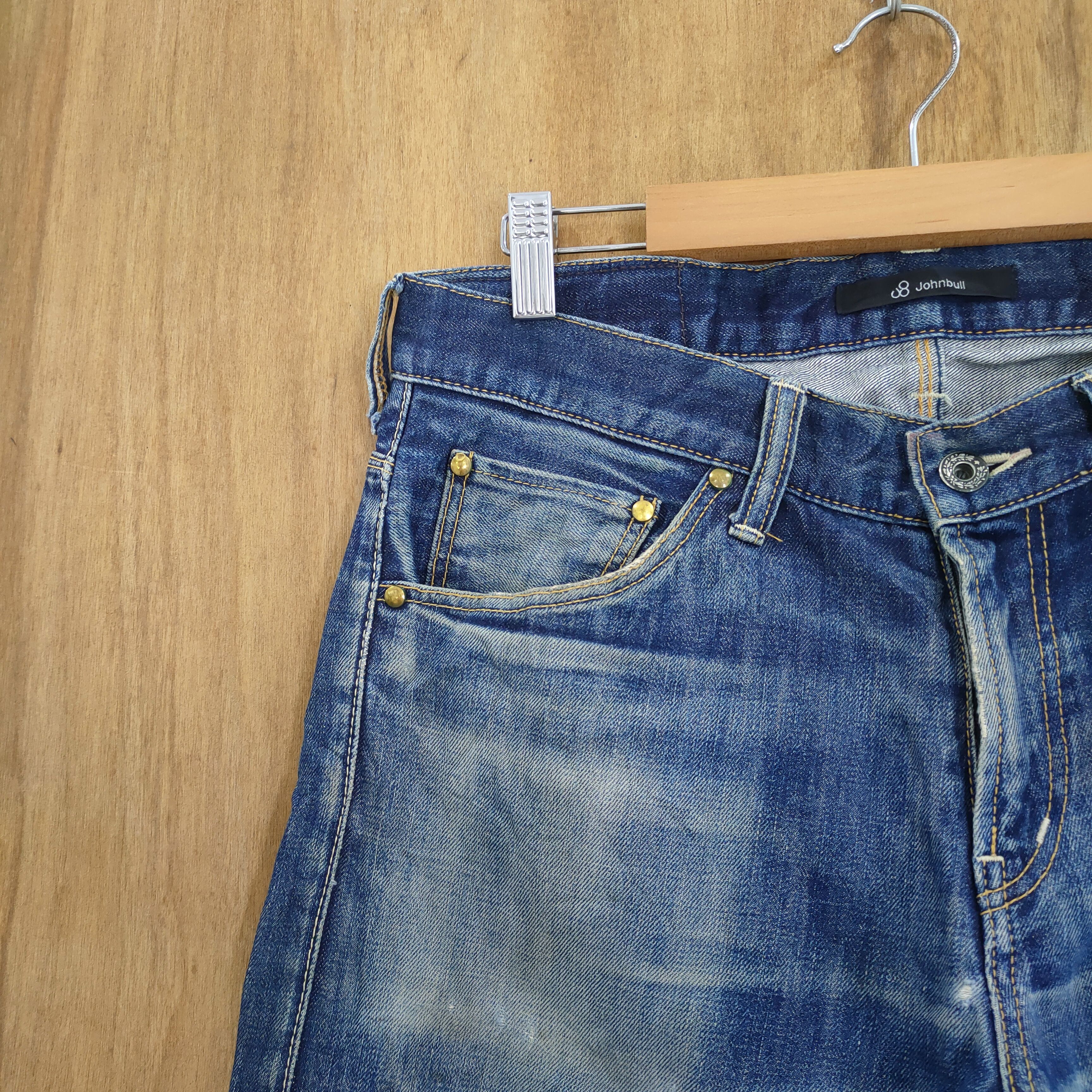 Jean × Johnbull 32×32 💥 VINTAGE JOHN BULL DISTRESSED JEANS PANTS Size US 32 / EU 48 - 5 Thumbnail