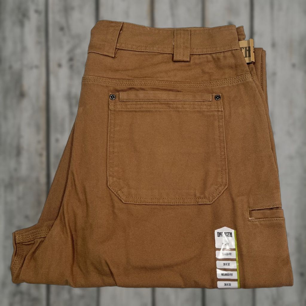 Vintage DULUTH Fire Hose Pants Men 38x32 Relaxed Fit 5-Pocket Workwear Brown Style 58412 NWT Men's Pants Brown 5-Pocket Size US 38 / EU 54 - 1 Thumbnail