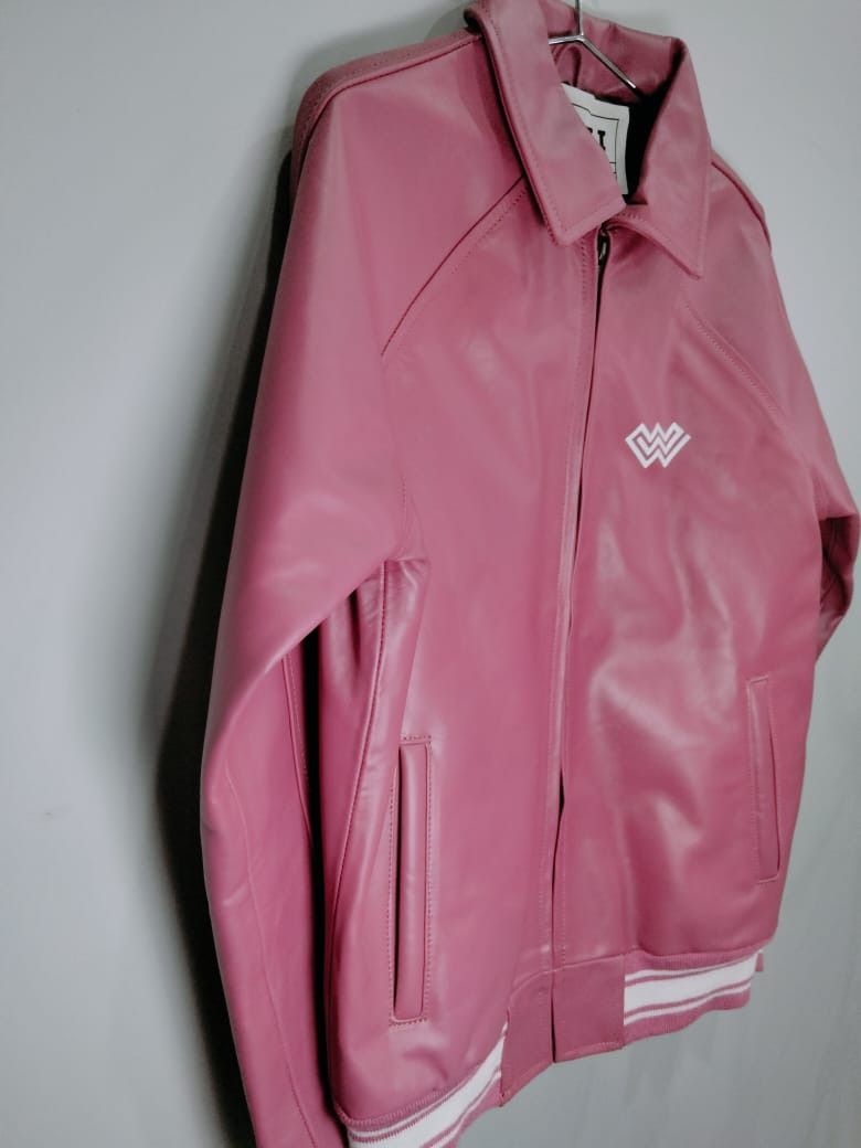 Other ✨Wleti Pink Sheep Leather Bomber Jacket — Women’s✨ Size M / US 6-8 / IT 42-44 - 4 Thumbnail