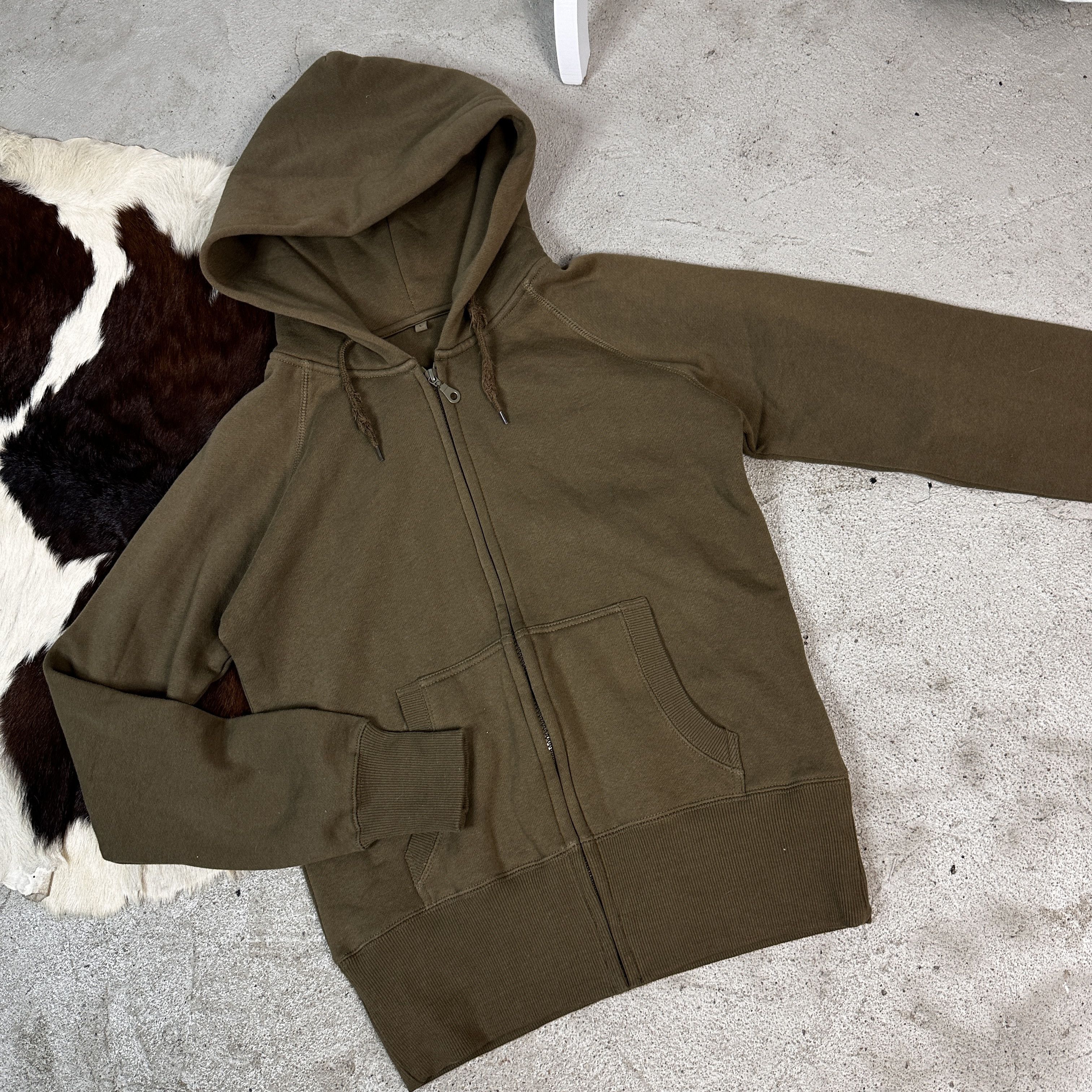 Vintage Vintage Zip Army Sweatshirt Size US S / EU 44-46 / 1 - 6 Thumbnail