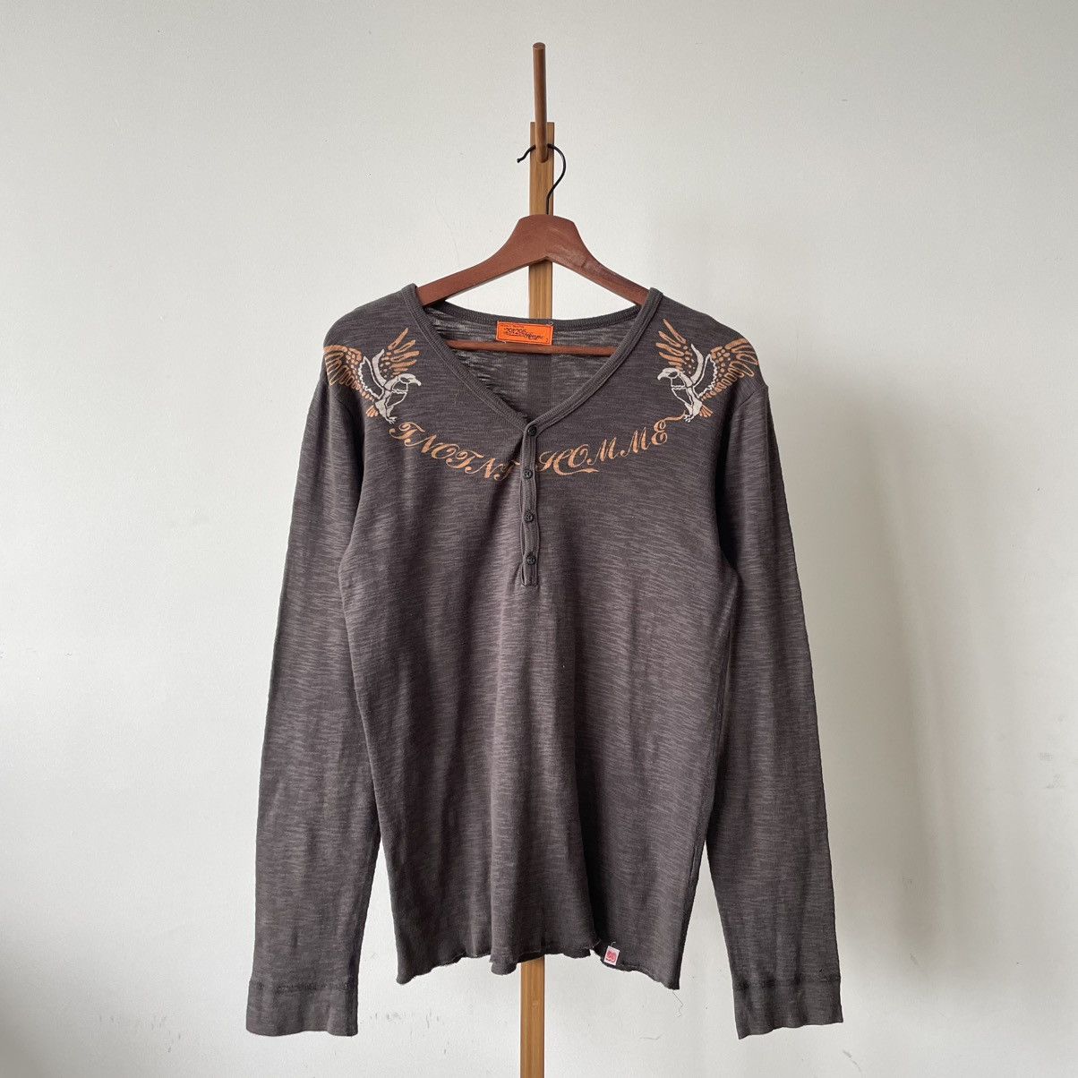 291295=Homme 29125 Homme Tribal Longsleeve T-shirt Size US M / EU 48-50 / 2 - 1 Thumbnail