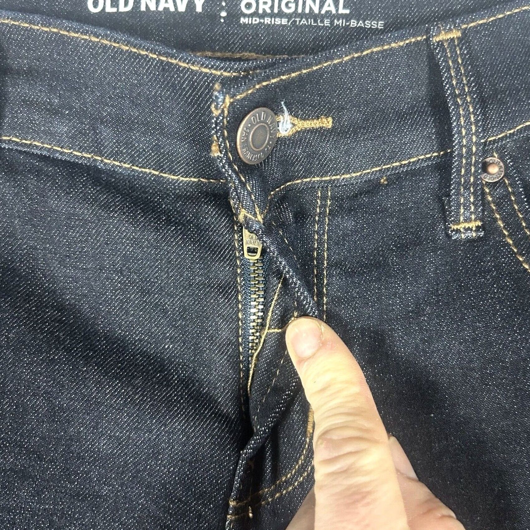 Old Navy Old Navy Jeans Womens Size 2 Short Blue Denim Dark Wash 80s 90s Retro Vintage Not Vintage No Size 26" / US 2 / IT 38 - 2 Thumbnail
