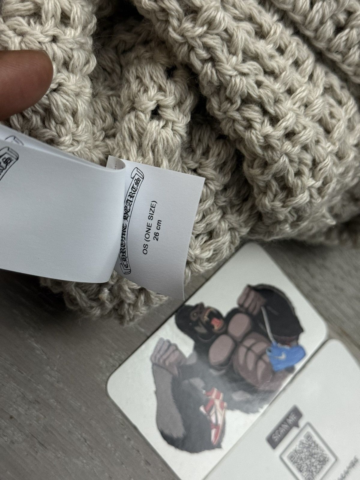 Chrome Hearts Chrome Hearts Cross Patch Cashmere Beanie Mens Size ONE SIZE - 7 Thumbnail