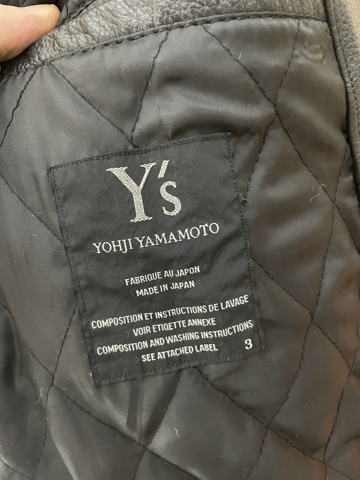 Japanese Brand × Vintage × Yohji Yamamoto Yohji Yamamoto Y’s vintage leather biker jacket Size US S / EU 44-46 / 1 - 15 Thumbnail