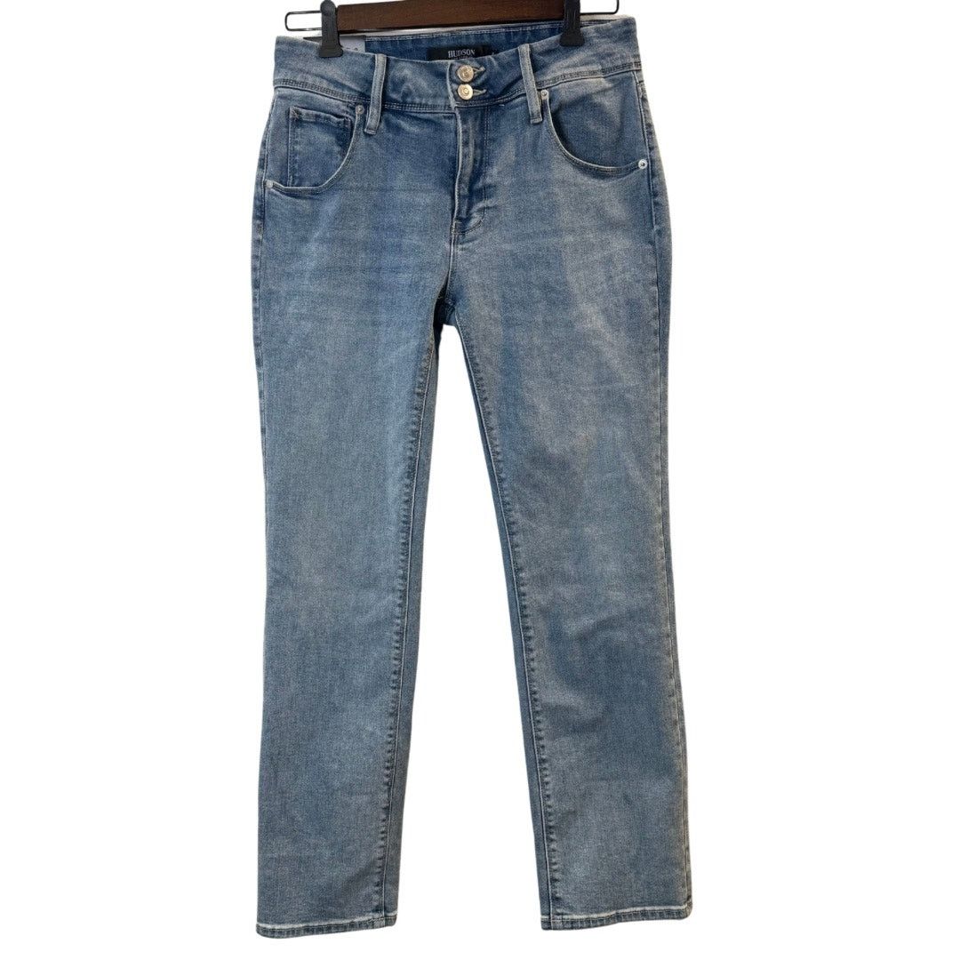 Hudson Hudson Women’s Midrise Straight Leg Jeans Size 4/27 Size 27" / US 4 / IT 40 - 1 Thumbnail