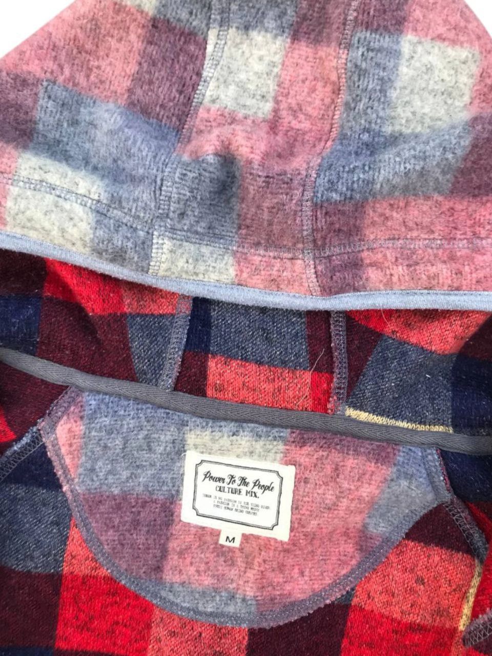 Japanese Brand Power To The People Tartan Hoodie Size US S / EU 44-46 / 1 - 8 Thumbnail