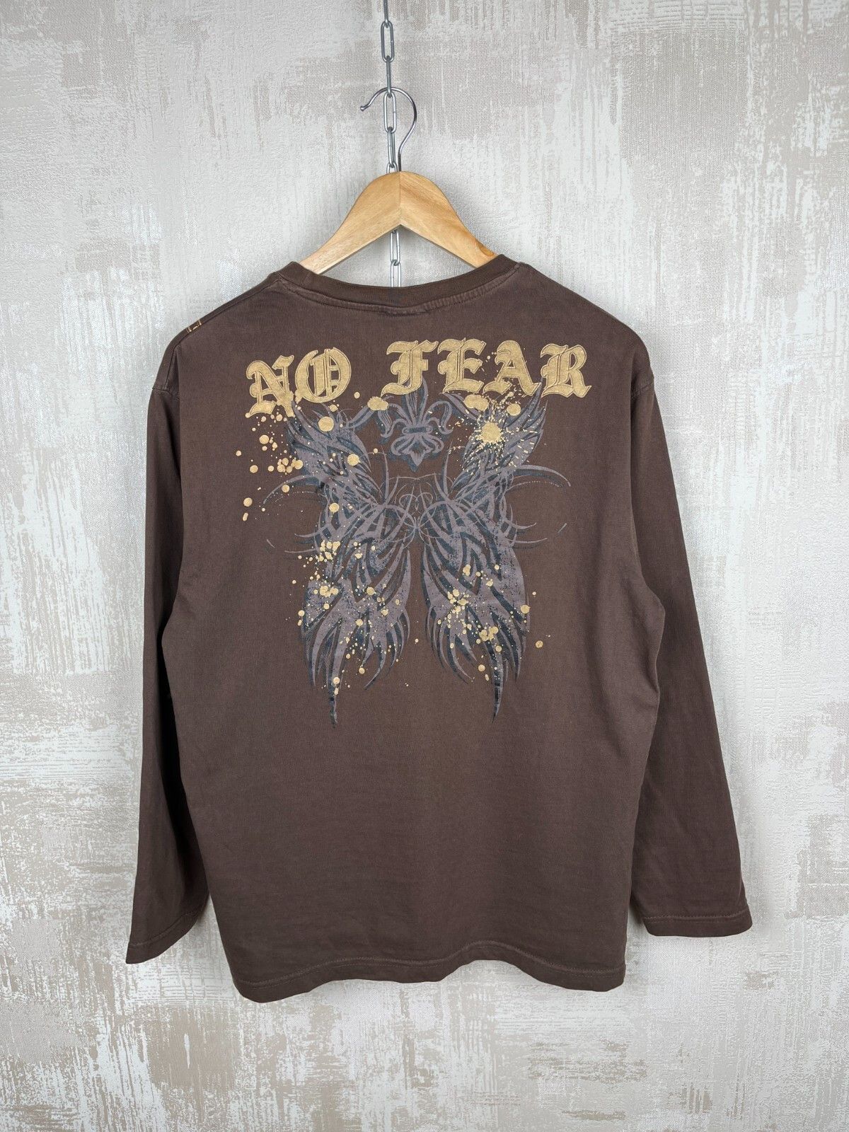 No Fear Vintage No Fear Skulls Chain Men's Long Sleeve T-shirt Y2K Size US M / EU 48-50 / 2 - 15 Thumbnail