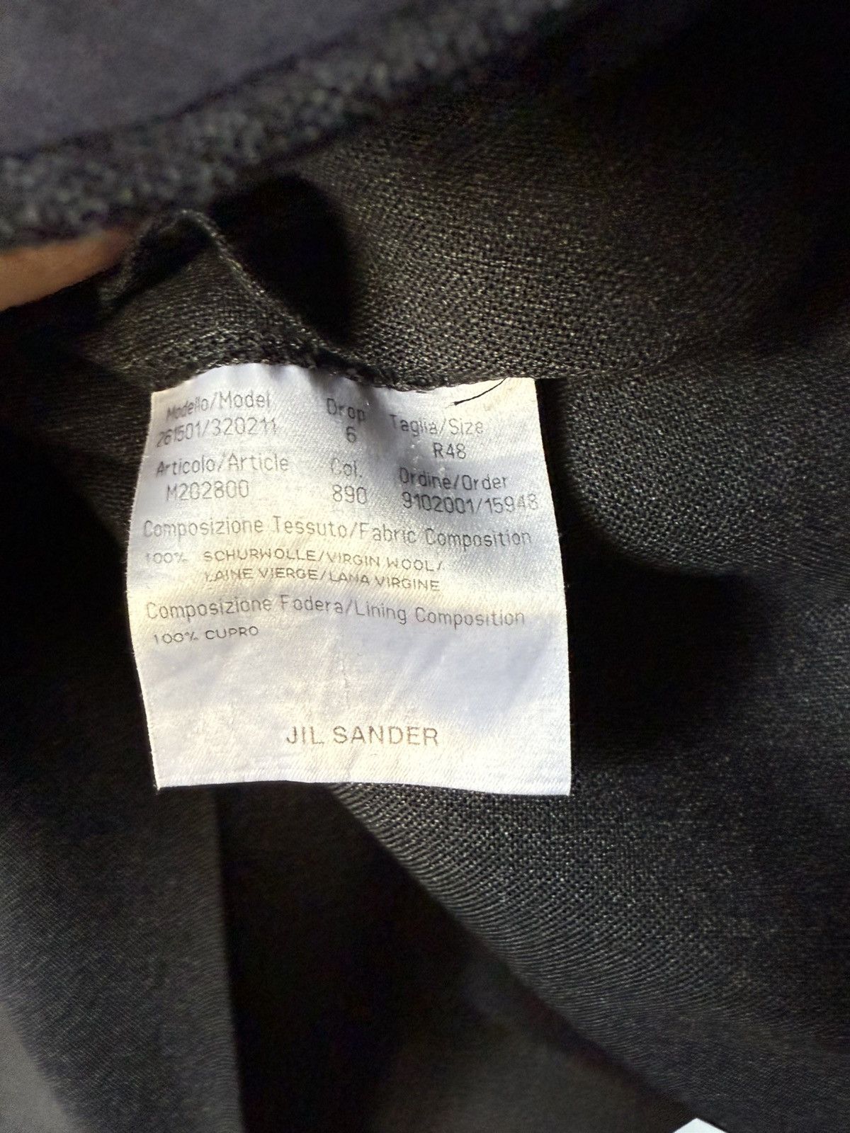 Jil Sander Jil Sander Tailor Made Wool Pleated Pants Size US 34 / EU 50 - 7 Thumbnail