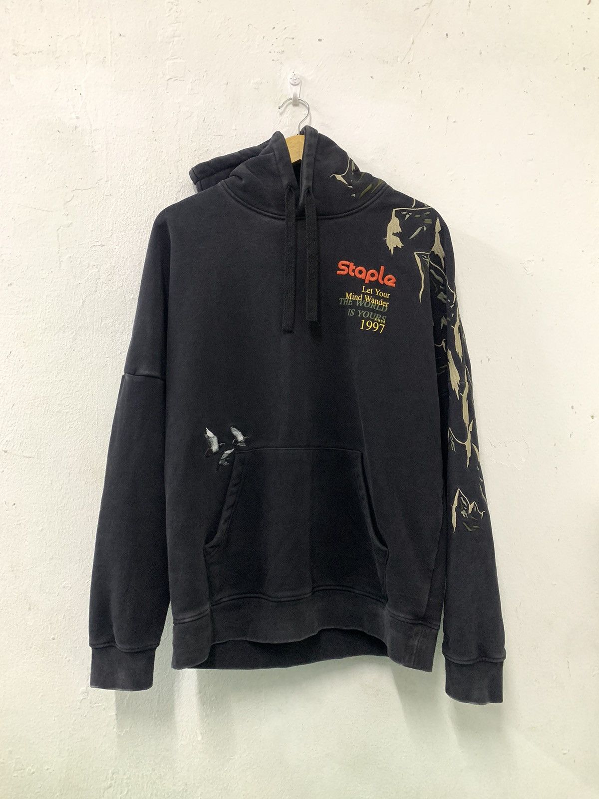 Staple RARE Staple Washed Hoodie Embroidered Size US L / EU 52-54 / 3 - 1 Thumbnail