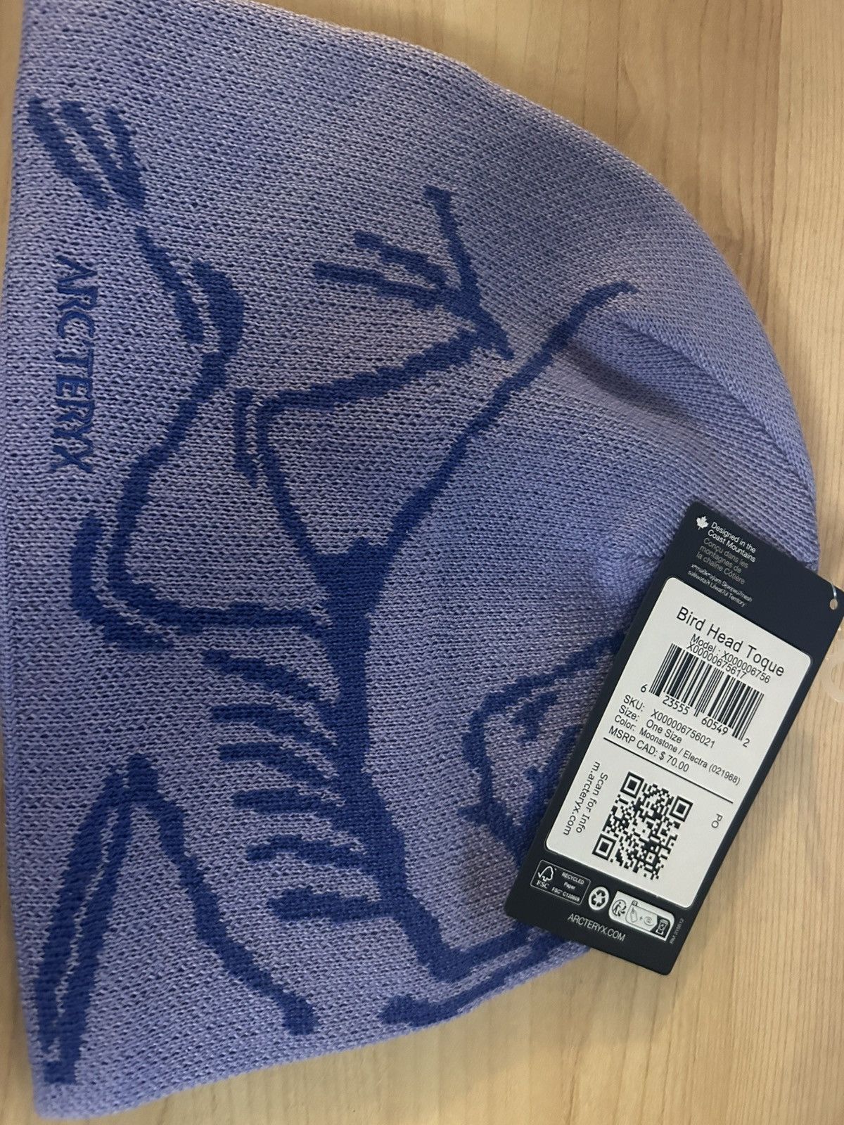 Arc'teryx Arcteryx bird toque moonstone/electra Size ONE SIZE - 1 Thumbnail