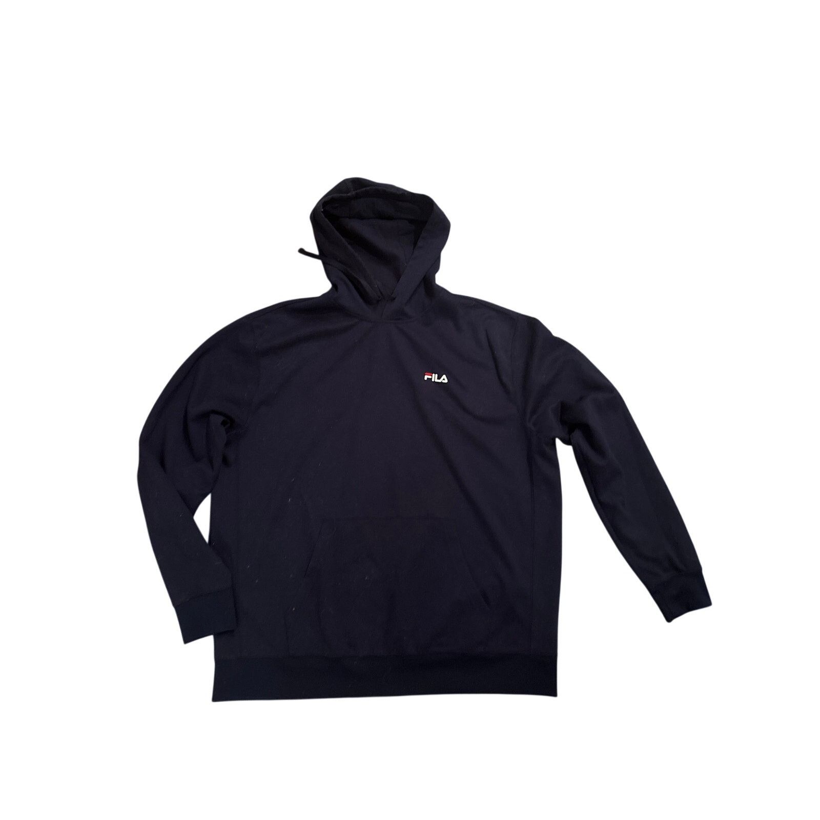 Fila FILA Men’s XL Navy Pullover Hoodie | Classic Logo Sweatshirt Size US XL / EU 56 / 4 - 3 Thumbnail