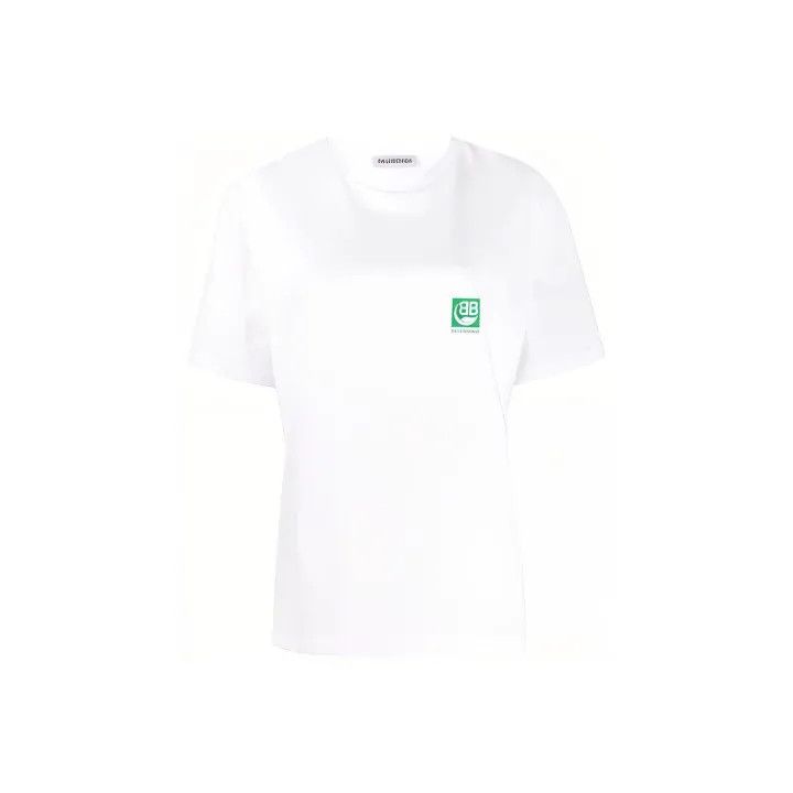 Balenciaga Balenciaga Women's Loose-Fit White T-Shirt 0079 Size S / US 4 / IT 40 - 1 Thumbnail