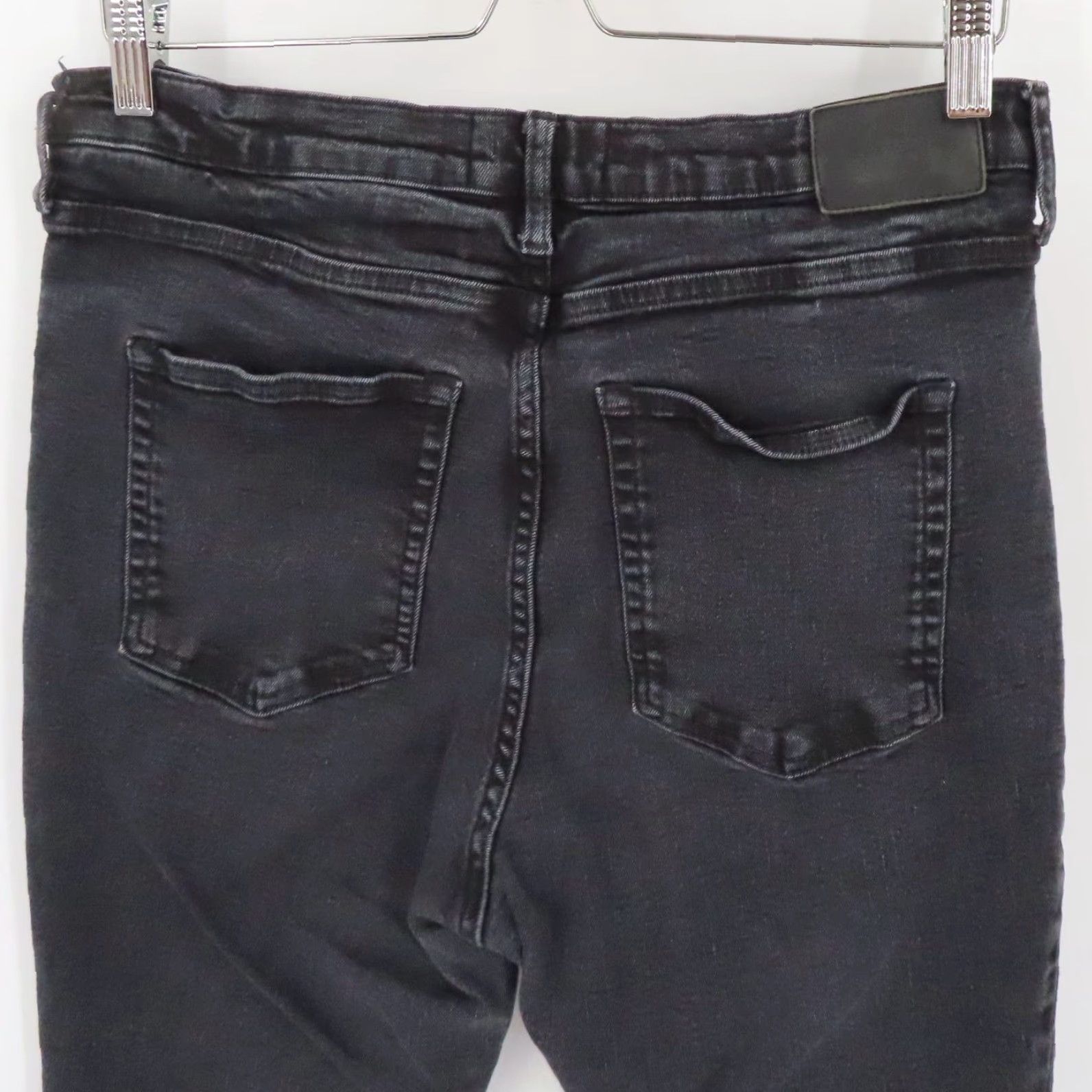 Everlane Everlane Jeans Denim 5-Pocket Ankle Women Black Dark Gray Wash Cotton Blend Pockets 33 Size Regular Vintage No Size 24" / US 00 / IT 34 - 6 Thumbnail