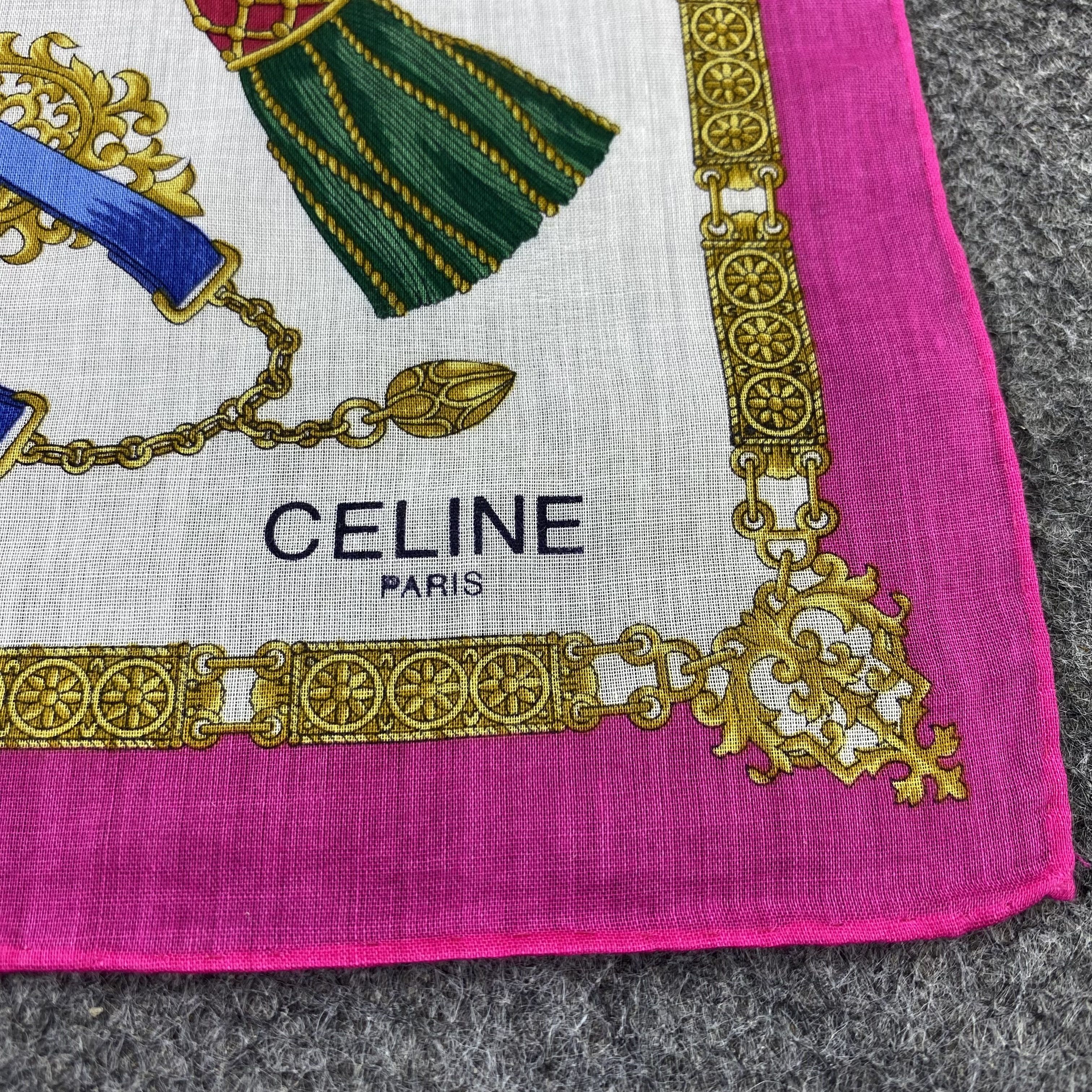 Celine Celine Handkerchief Neckerchief Bandana-B1827 Size ONE SIZE - 7 Thumbnail