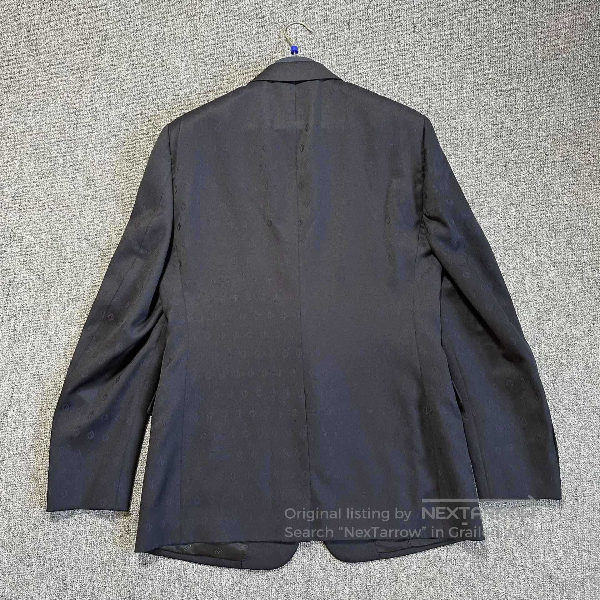 Dior dior dark pattern logo wool suit jacket. Size US L / EU 52-54 / 3 - 4 Thumbnail