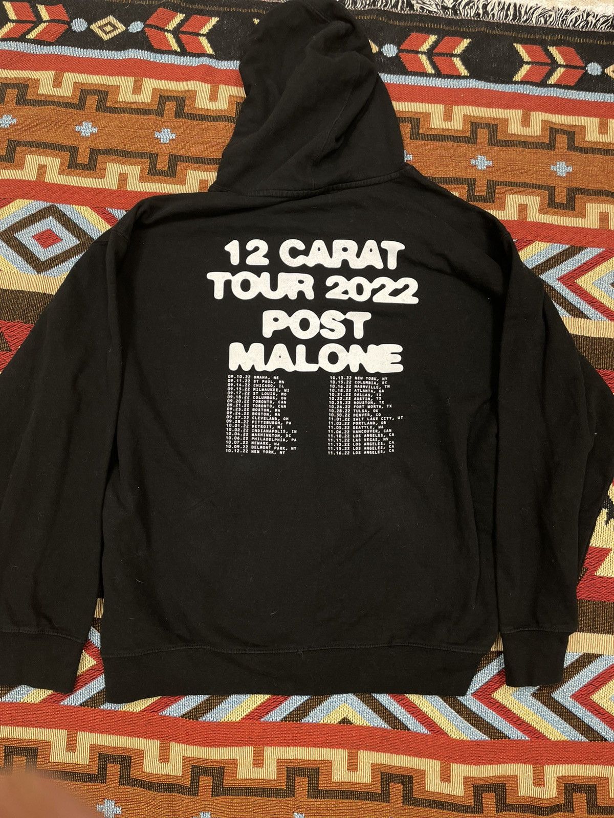 Rap Tees Post Malone Twelve Carat Tour Hoodie L Size US L / EU 52-54 / 3 - 5 Thumbnail