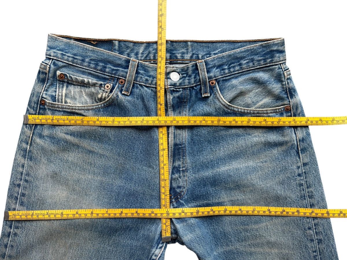 Levi's Vintage Levis 501 Distressed Denim Jeans 33x33 Size US 33 - 14 Thumbnail