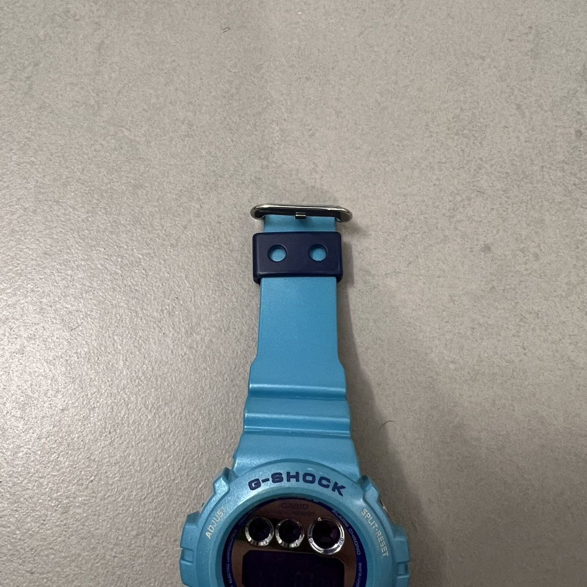 G Shock Rare Casio G Shock DW-6900CB Blue Digital Watch 200M Teal Size ONE SIZE - 3 Thumbnail