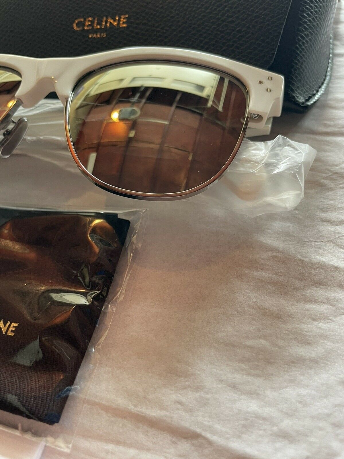 Celine Celine CL40103U 21C Clubmaster Women's Sunglasses Size ONE SIZE - 4 Thumbnail